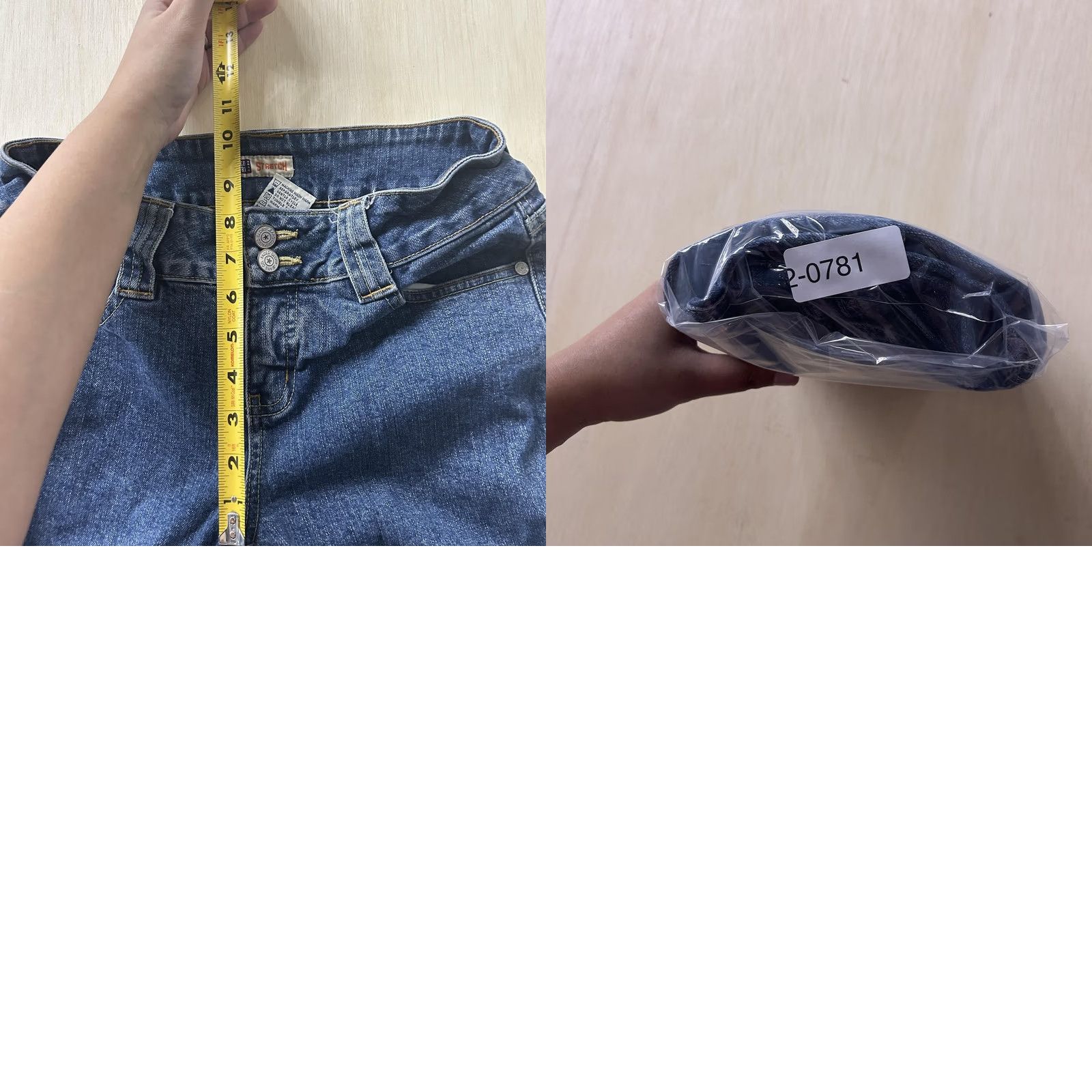 Faded Glory Faded Glory Jeans Womens Medium Wash Denim Capri Crop Stretch Zip 6 Regular Midi Rise Women Boys Girls Mens Size 28" / US 6 / IT 42 - 8 Thumbnail