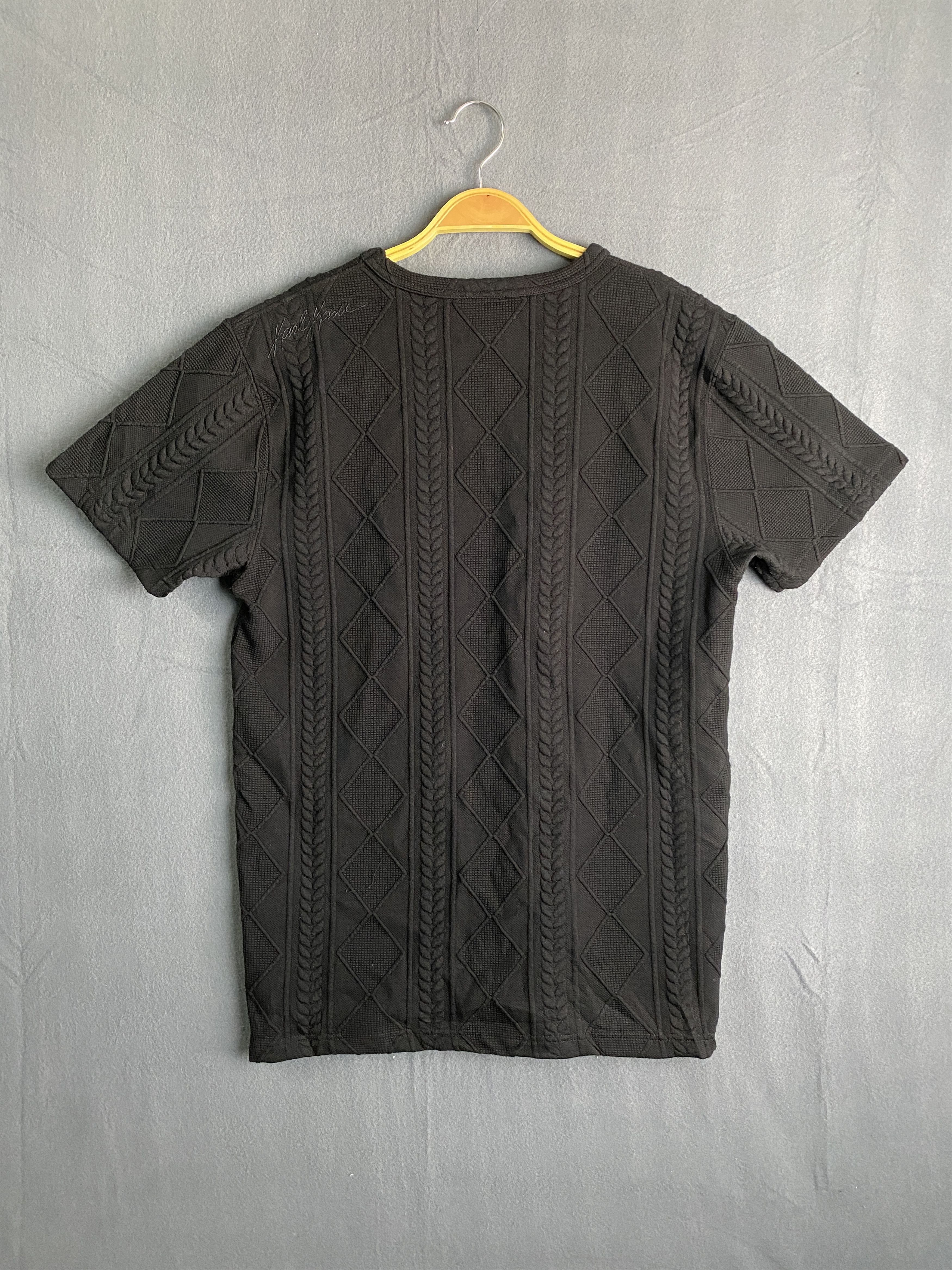Karl Kani Karl Kani Textured V Neck Tshirts Size US M / EU 48-50 / 2 - 2 Thumbnail