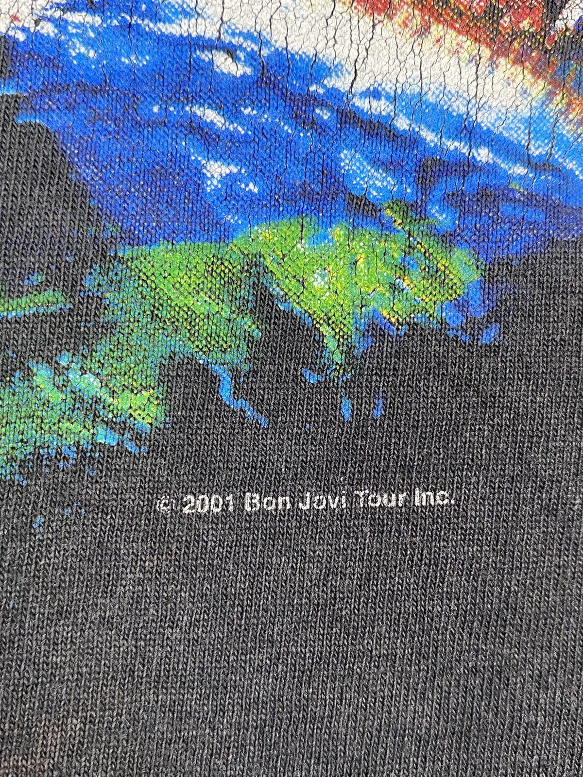 Bon Jovi Bon Jovi Four Wild Nights 2001 Vintage Rock Band Tour Tee Size US L / EU 52-54 / 3 - 12 Thumbnail