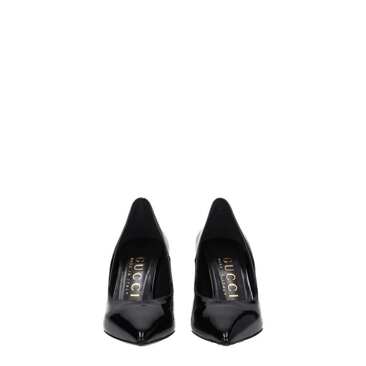 Gucci ob1o1e1124 Patent Leather Pumps in Black Size US 5.5 / IT 35.5 - 3 Thumbnail