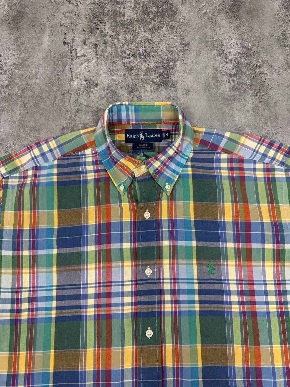 Ralph Lauren Ralph Lauren Men Cotton Shirt Multicolor Short Sleeve Size M Size US M / EU 48-50 / 2 - 2 Thumbnail