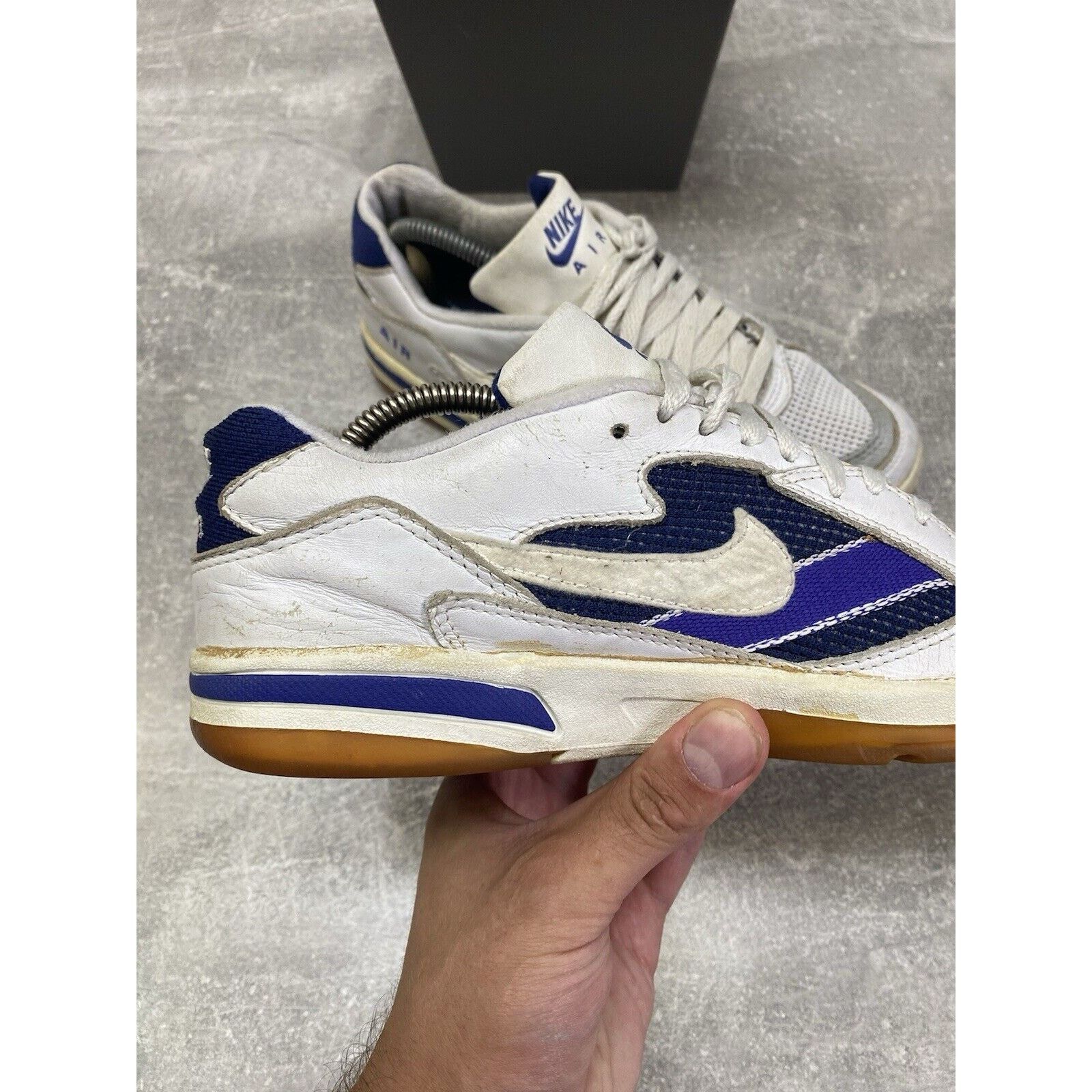 Nike × Vintage Vintage 90s Nike Air Tennis Sneakers White Size US 7.5; Size US 7.5 / EU 40-41 - 14 Thumbnail