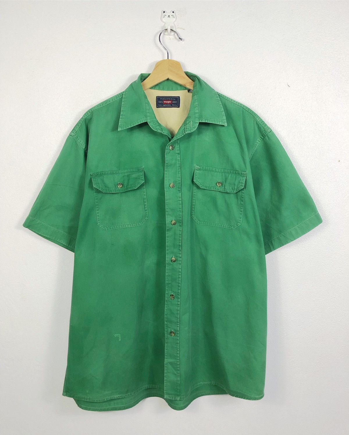 Wrangler Rare Vintage Wrangler Button Ups Workers Shirt Size US L / EU 52-54 / 3 - 1 Thumbnail