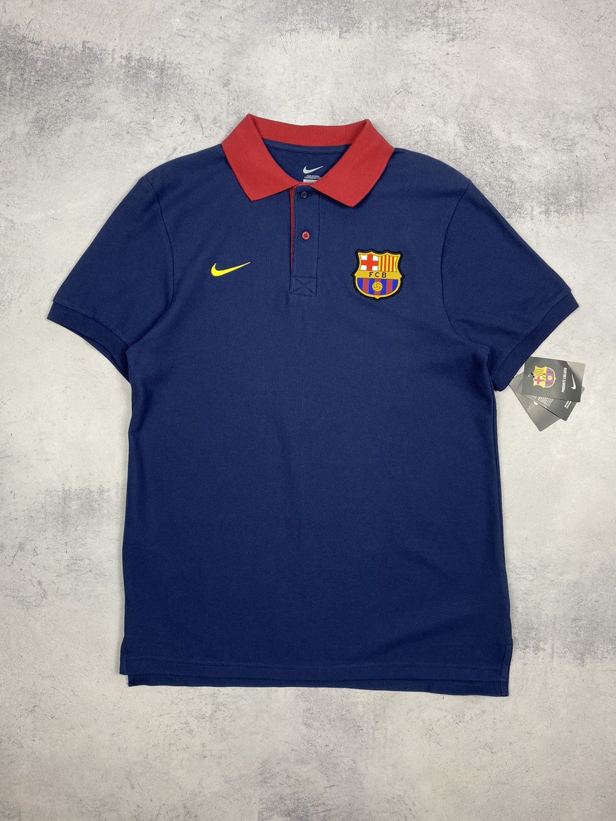 Nike Nike Barcelona Polo Shirt Soccer Jersey Football Size M Size US M / EU 48-50 / 2 - 2 Thumbnail