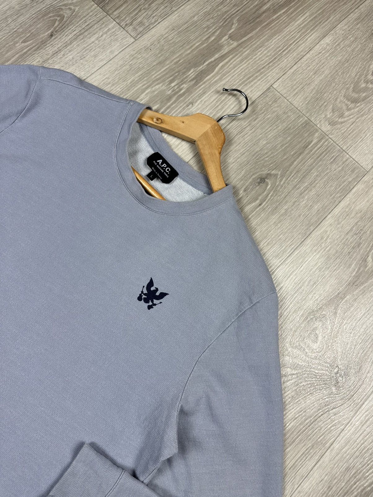 A.P.C. A.P.C. Long Sleeve T-Shirt Sweatshirt Size L Size L / US 10 / IT 46 - 2 Thumbnail