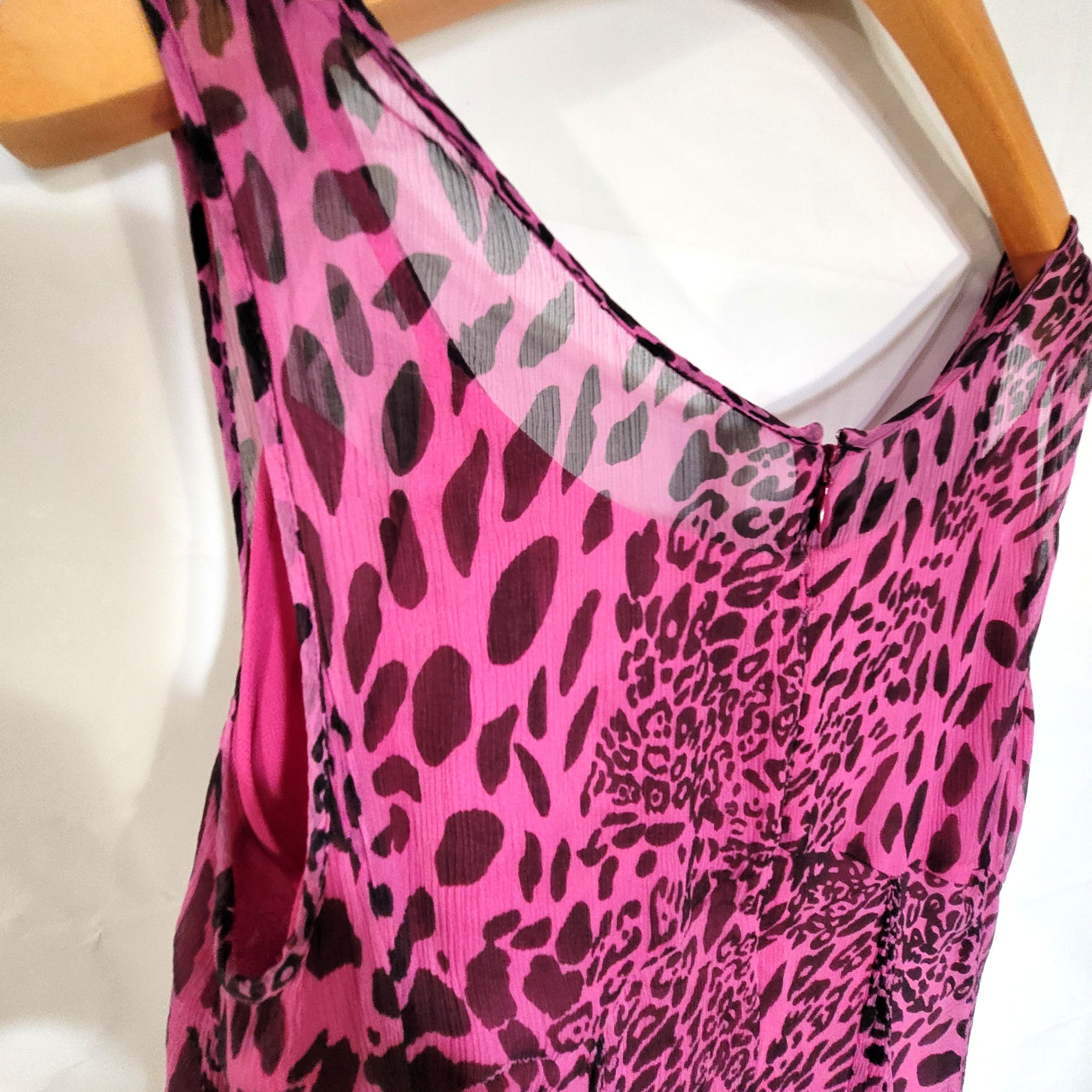 Other Women's Silk Size S Sleeveless Strap Slip Tank Dress SDB599 Size S / US 4 / IT 40 - 2 Thumbnail