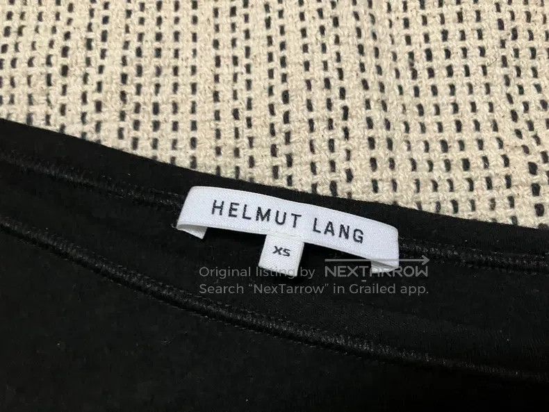 Helmut Lang Helmut Lang Slant collar black woolen top knitted sweater Size XS / US 0-2 / IT 36-38 - 5 Thumbnail