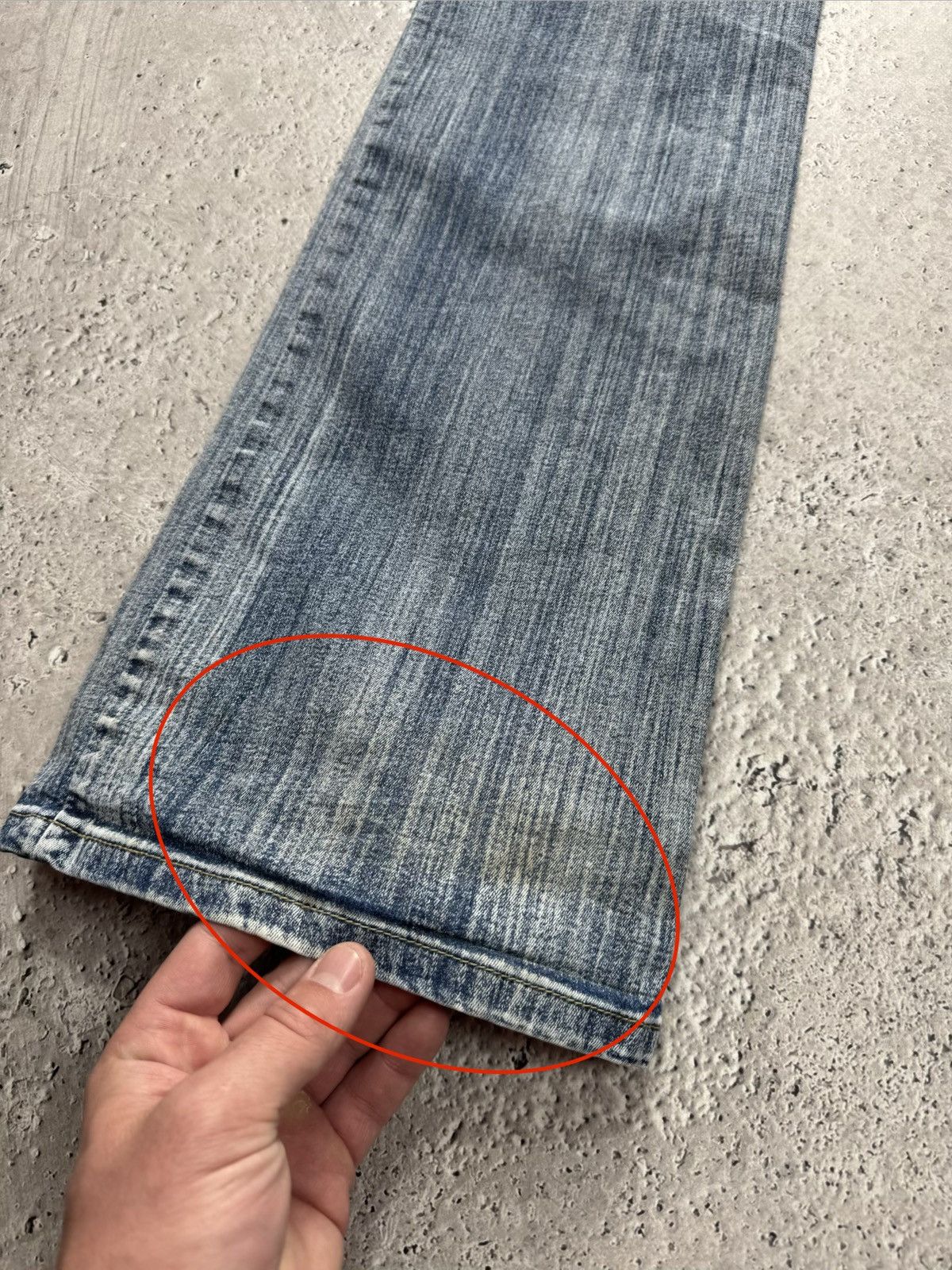 Other Vintage Flared Denim Jeans Women Bootcut Blue Y2K Low Rise Size 28" / US 6 / IT 42 - 14 Thumbnail