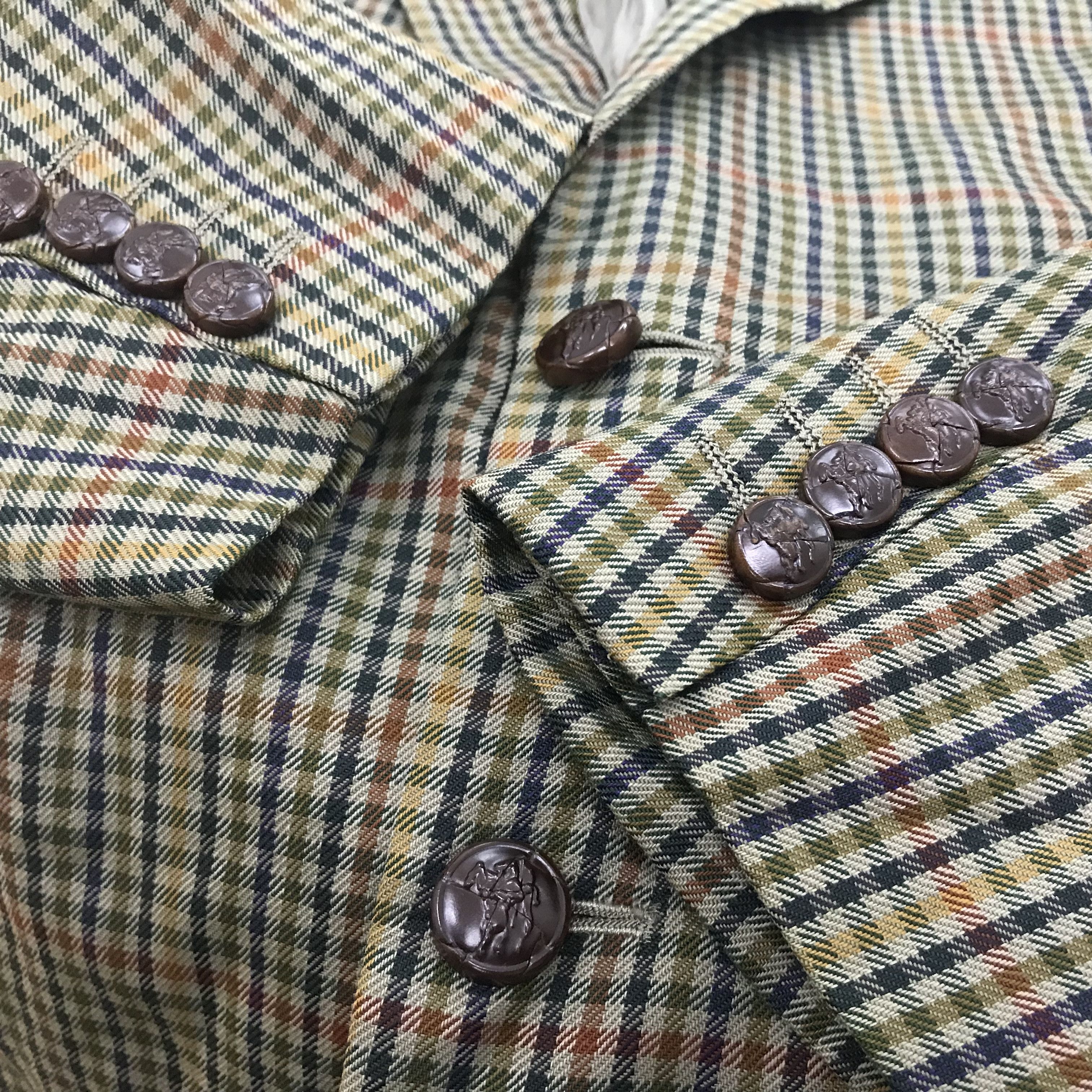 Burberry × Vintage Vtg burberrys Japan Flannel jacket Size US L / EU 52-54 / 3 - 13 Thumbnail