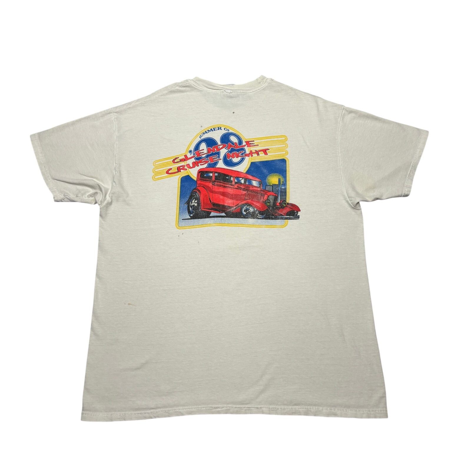Hanes Vintage 98 Glendale Cruise Night Shirt Men's XL Car Show Tee Size US XL / EU 56 / 4 - 1 Thumbnail
