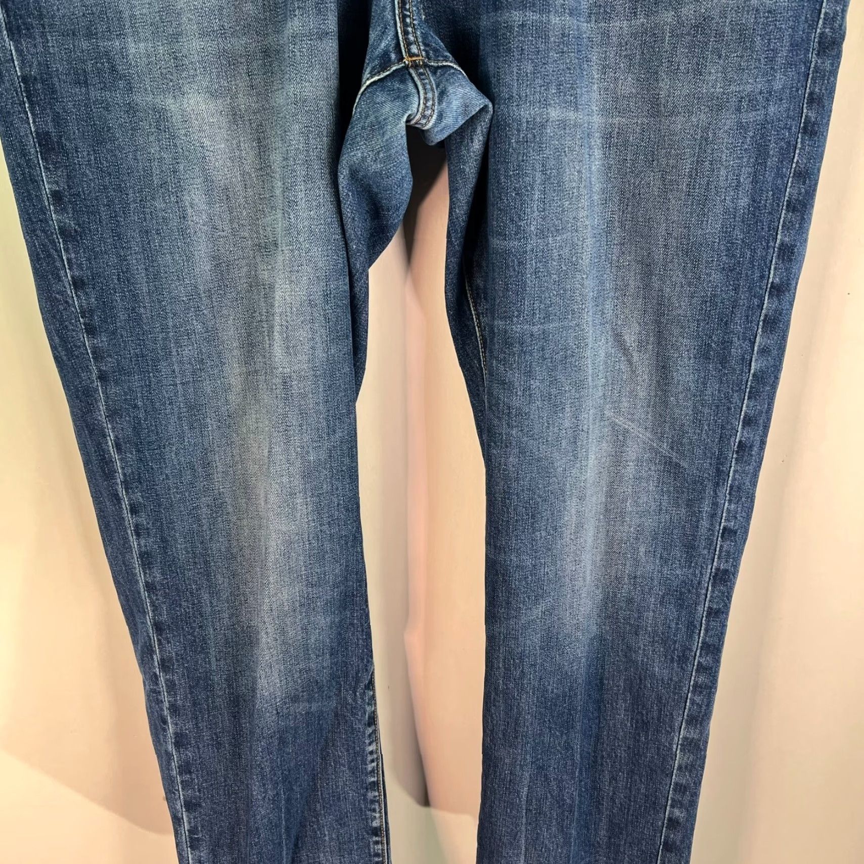 Lucky Brand Lucky Brand 410 Jeans Mens Slim Straight 40 Blue 90s Logo USA 5-Pocket Denim Regular Fit High Rise Straight Leg 30in Inseam Size US 40 / EU 56 - 3 Thumbnail