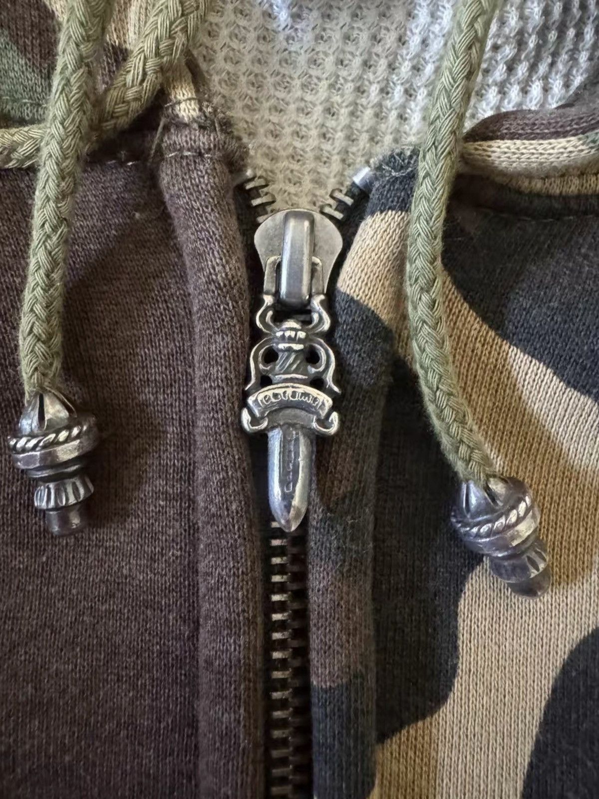 Chrome Hearts Chrome hearts leather patch camo hoodie Size US L / EU 52-54 / 3 - 7 Thumbnail