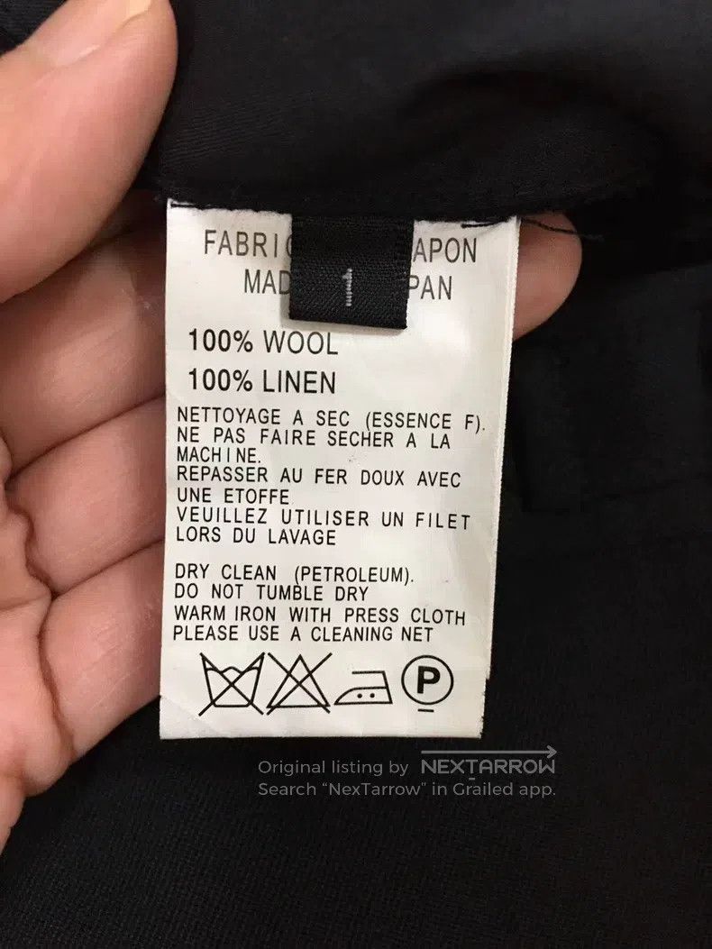 Yohji Yamamoto Yohji Yamamoto size 1 Wool Pants Size 24" / US 00 / IT 34 - 8 Thumbnail