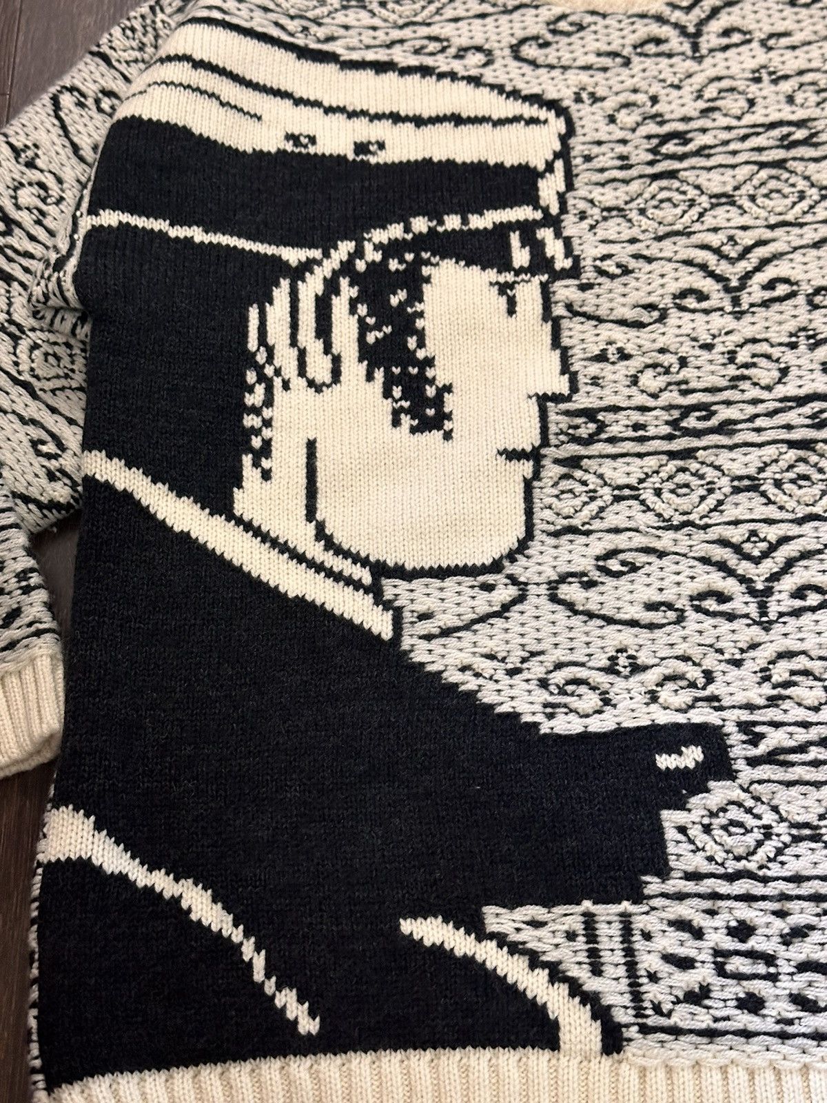Designer × Vintage Rarest Vintage Corto Maltese ART Knitted Sweater🪭 Size US L / EU 52-54 / 3 - 3 Thumbnail
