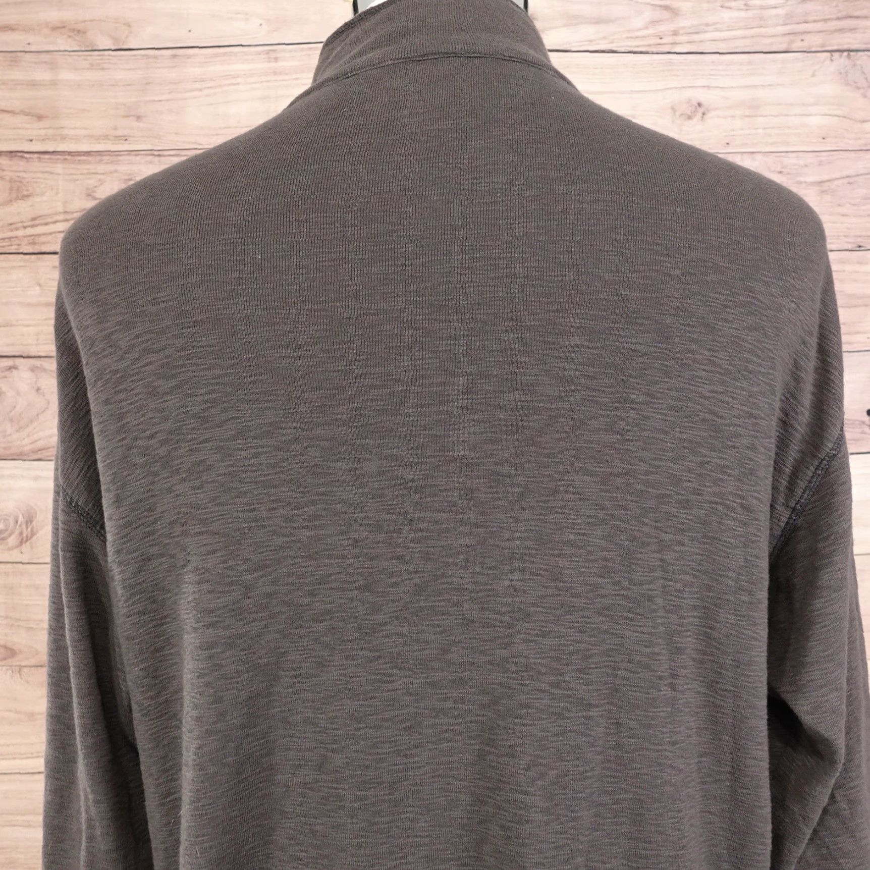 Roundtree & Yorke ROUND TREE & YORKE Brown Pullover Sweater 1/4 Zip Mock Neck Adult Medium Regular Fit Mens Size US M / EU 48-50 / 2 - 5 Thumbnail
