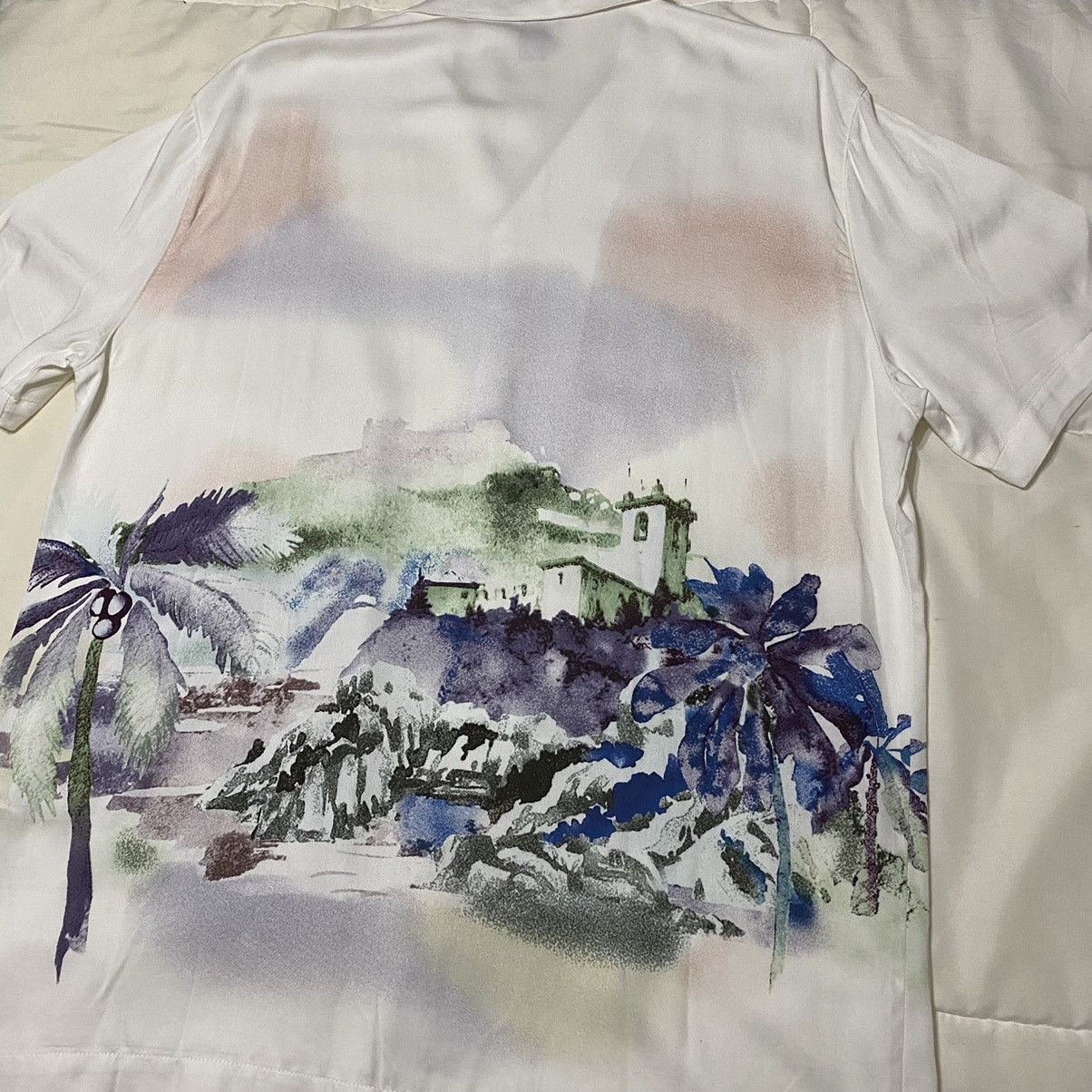 Forever 21 Camp Collar Beach Shirt Size US M / EU 48-50 / 2 - 8 Thumbnail
