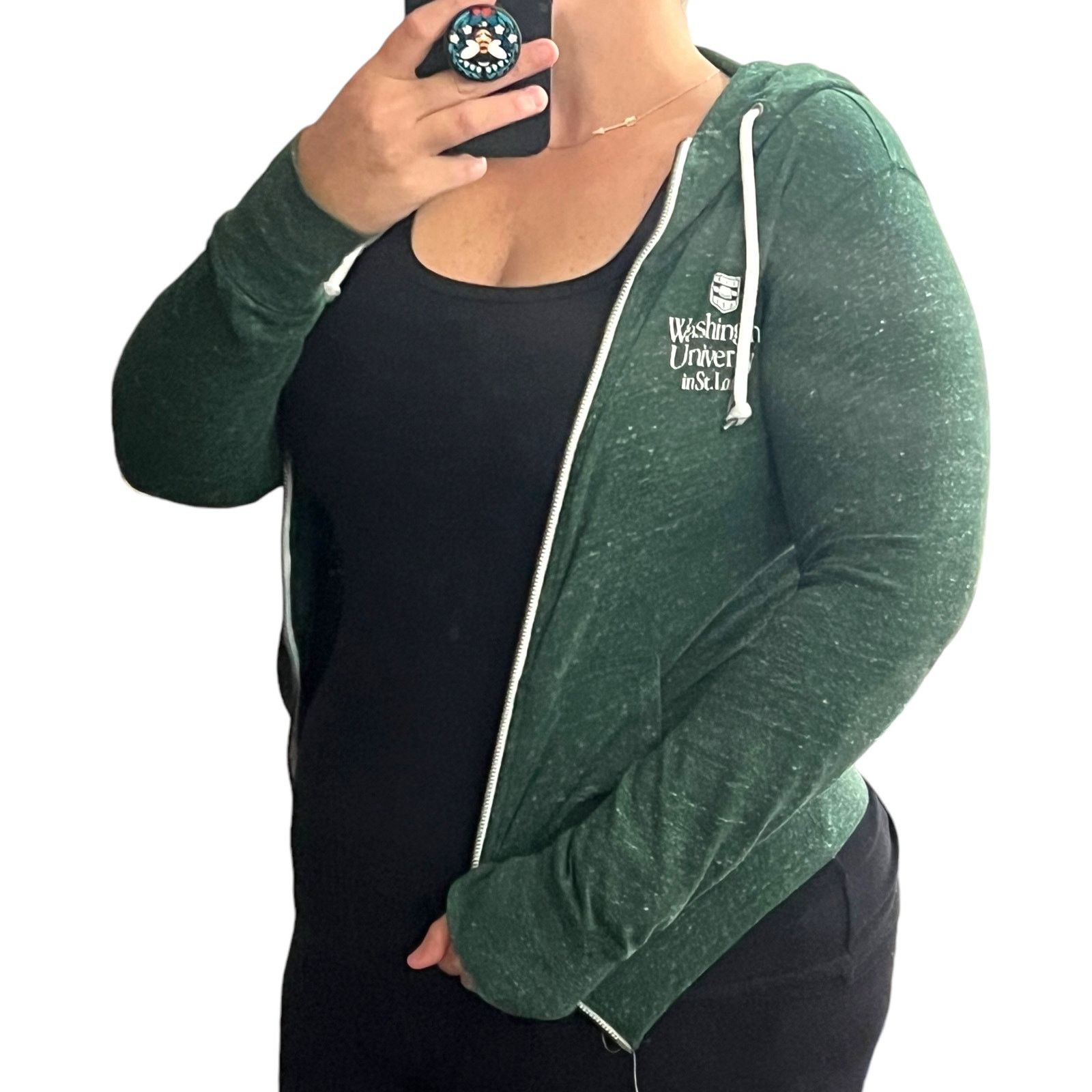 Nike Washington University St. Louis Full Zip Hooded Jacket Size XS / US 0-2 / IT 36-38 - 8 Thumbnail