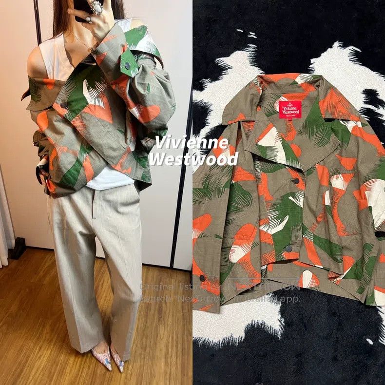 Vivienne Westwood Vivienne Westwood Short Cloak Shape Cloak Type Leaf Jacket Size M / US 6-8 / IT 42-44 - 1 Thumbnail