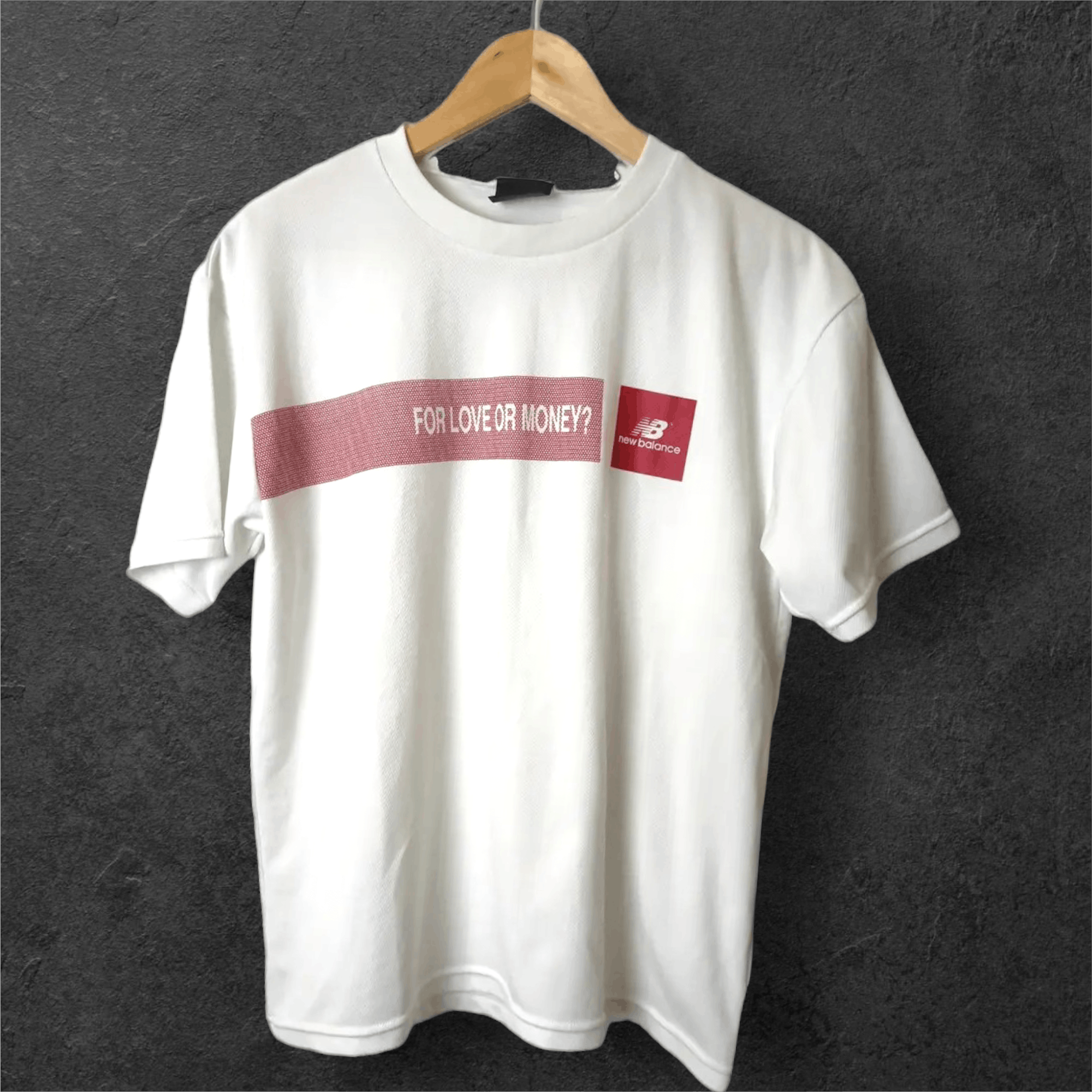 Vintage New Balance white T-shirt