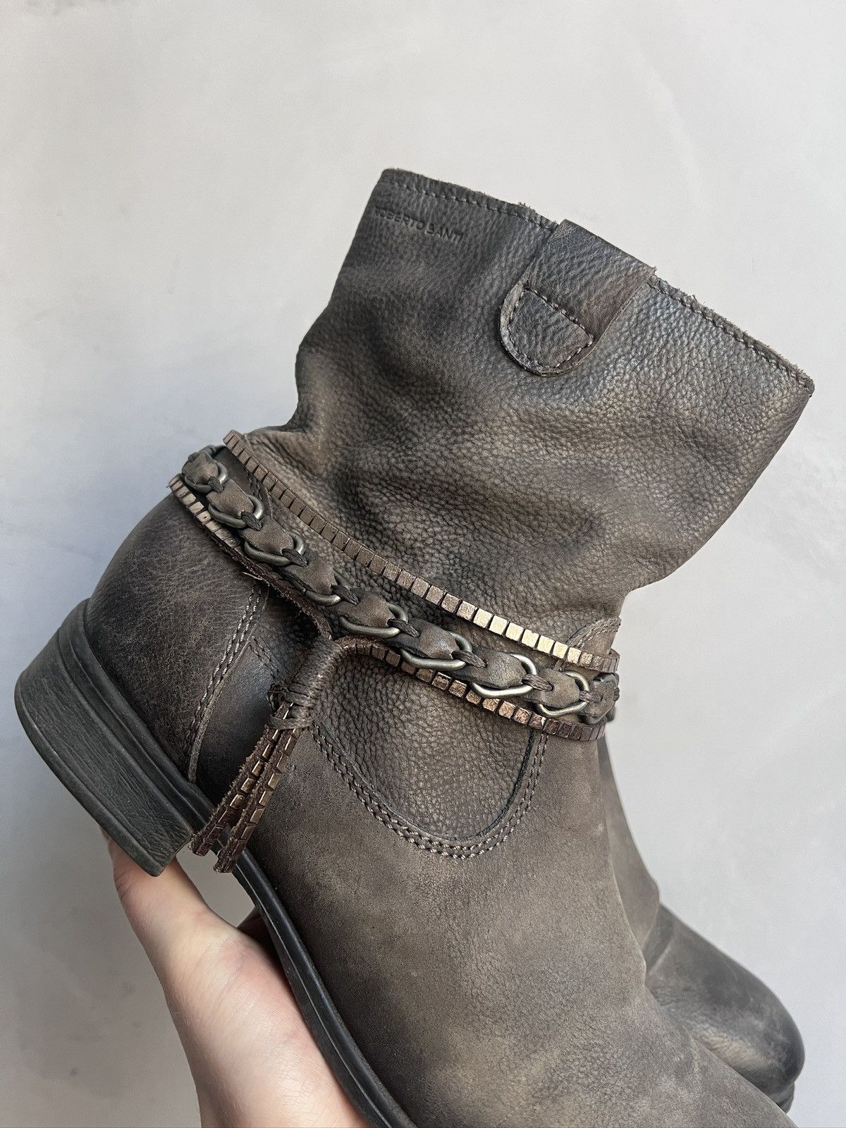 Hedi Slimane Rare ankle hype japanese avant garde boots A.S. 98 style Size US 7.5 / EU 40-41 - 3 Thumbnail