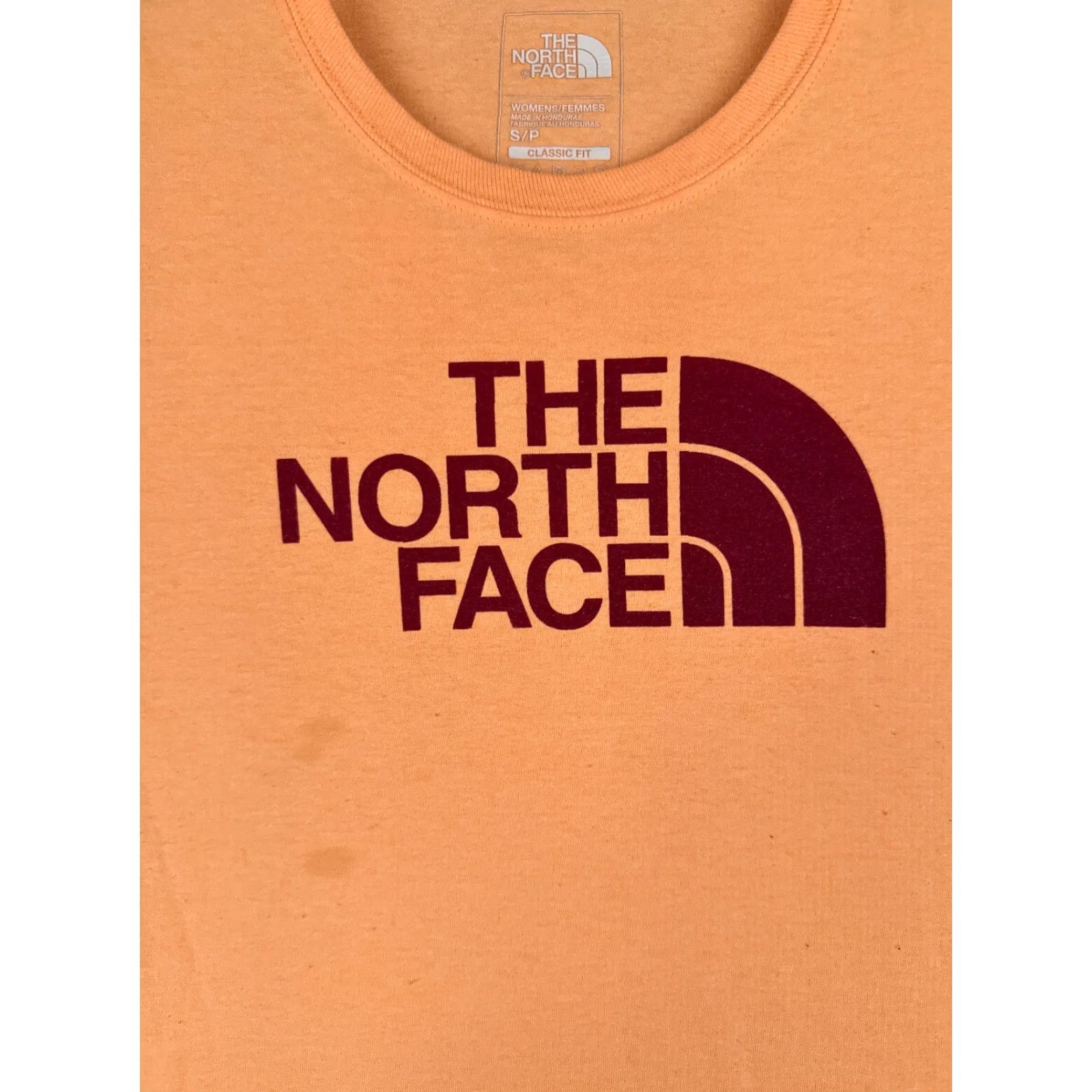 The North Face The North Face Shirt Women Small Petite Orange Long Sleeve Crew Poly Blend Size S / US 4 / IT 40 - 6 Thumbnail