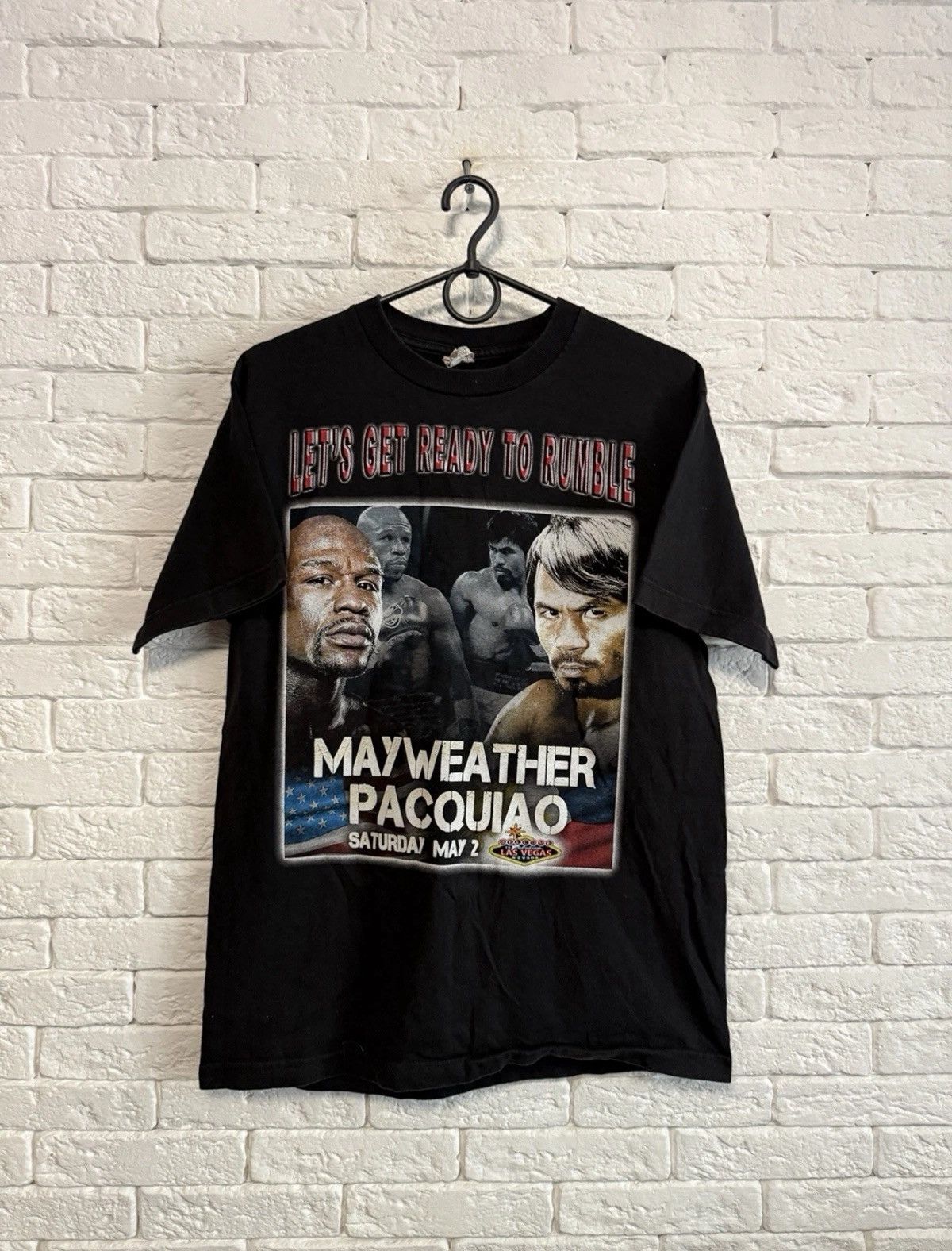 Other Promo T-shirt Floyd Mayweather vs Manny Pacquiao 2015 Sz M Size US M / EU 48-50 / 2 - 1 Thumbnail
