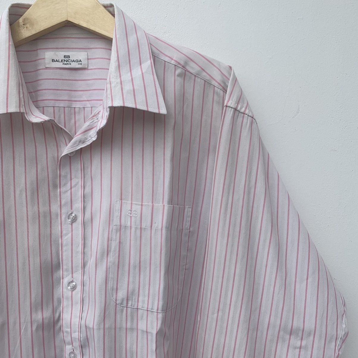 Balenciaga Vintage Balenciaga Button Up Shirt Size US L / EU 52-54 / 3 - 7 Thumbnail