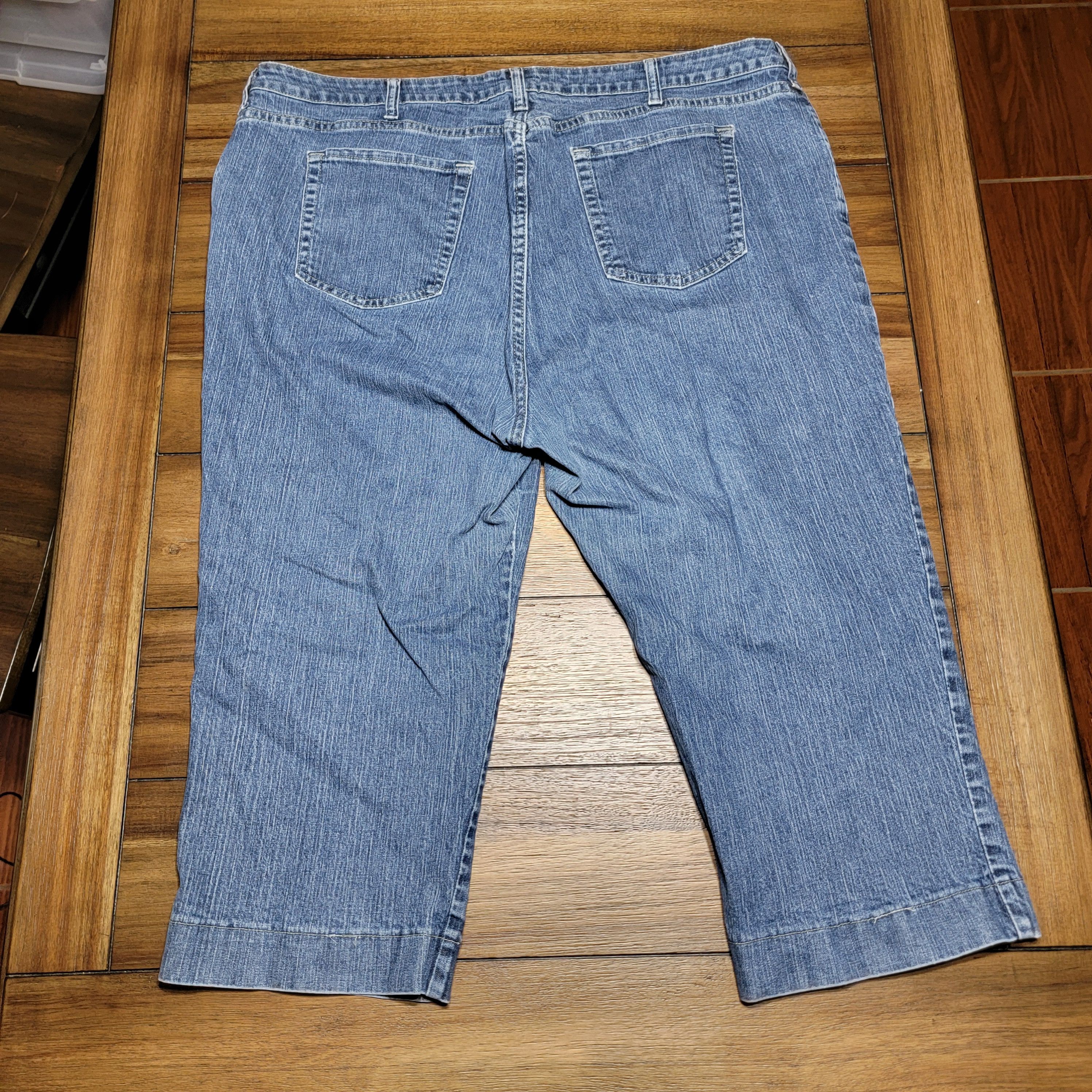 Lee Lee Riders Denim Capris - Size 24W Size 42" / US 20 - 3 Thumbnail