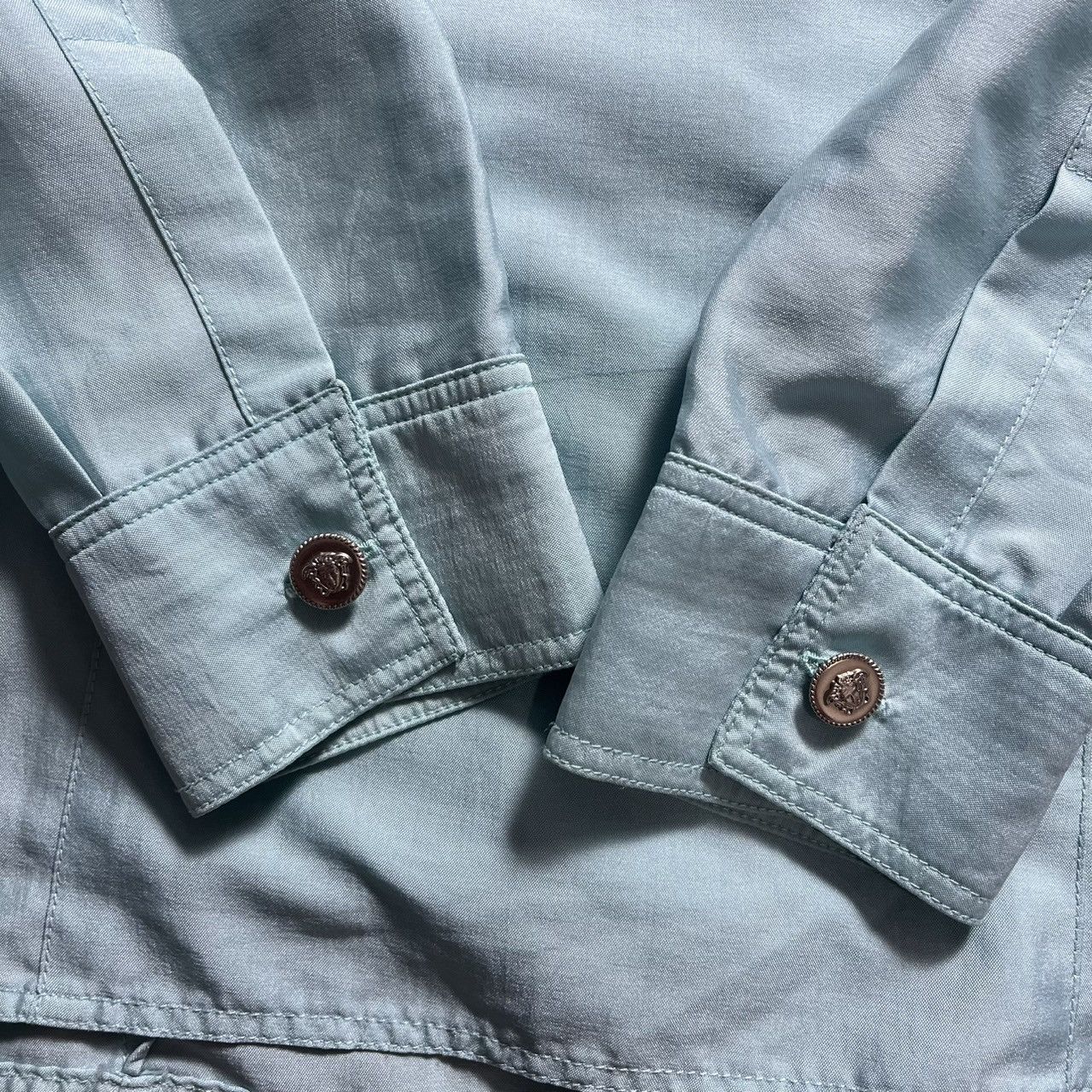 Versace × Versace Jeans Couture × Versus Versace Jeans Couture Blue Shirt Size US M / EU 48-50 / 2 - 11 Thumbnail