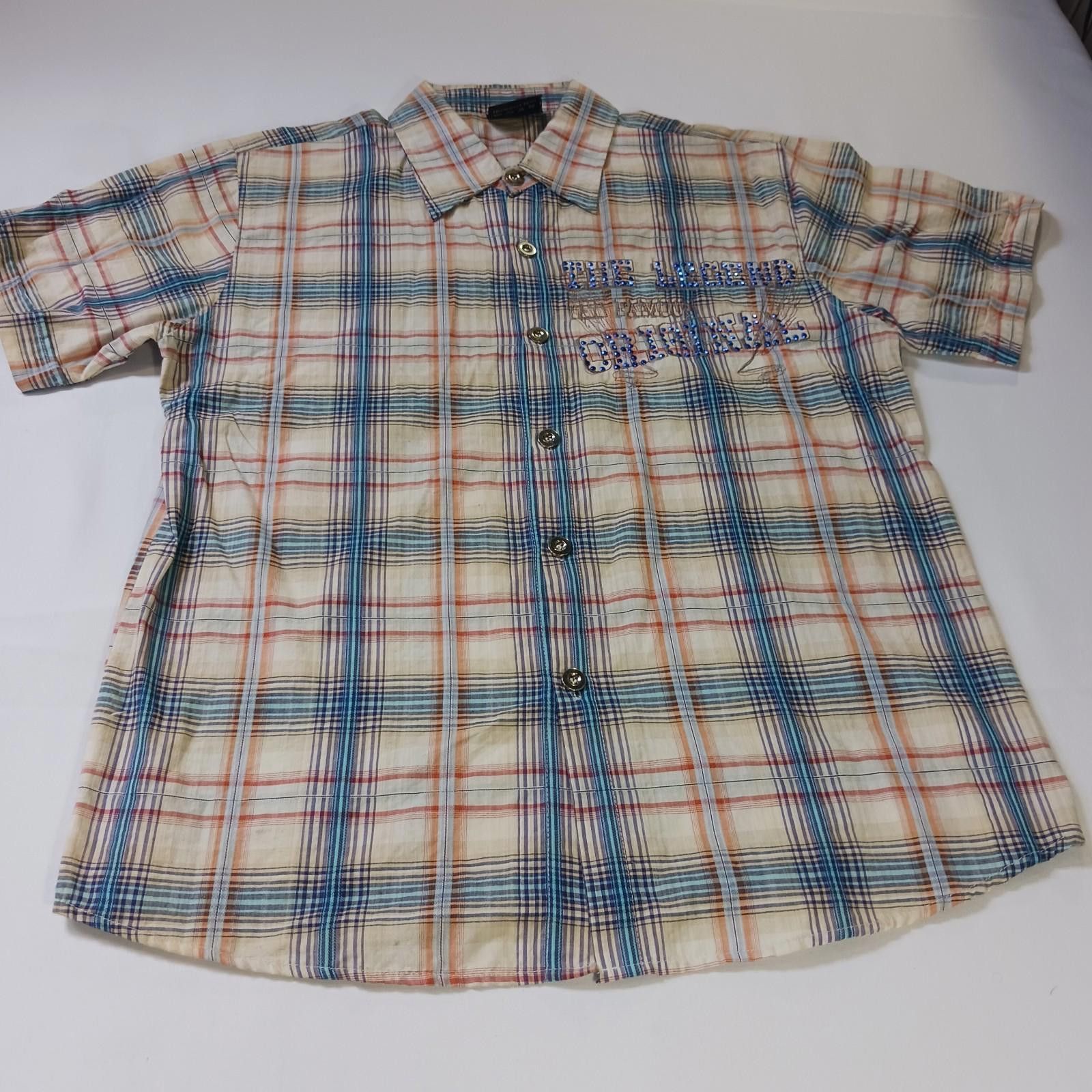 Other Evolution The Legend Original Men Short Sleeve Plaid Shirt L Size US L / EU 52-54 / 3 - 11 Thumbnail