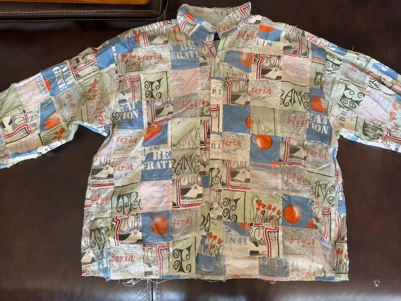 Martine Rose Martine Rose Poster splicing shirt Size US S / EU 44-46 / 1 - 1 Thumbnail
