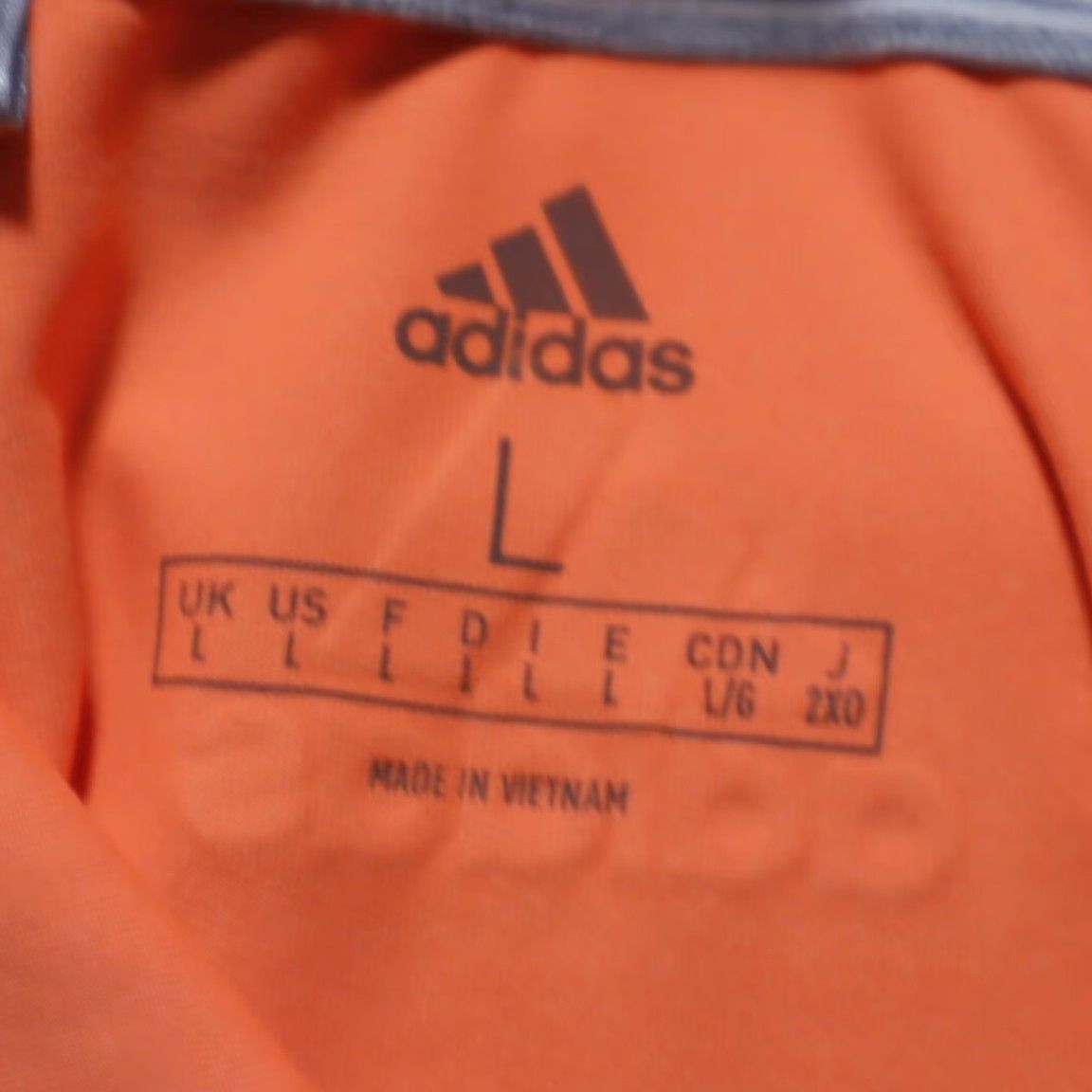 Adidas Adidas High Stretch Polyester Solid Polo Shirt Orange Men's L Shirt Size US L / EU 52-54 / 3 - 5 Thumbnail