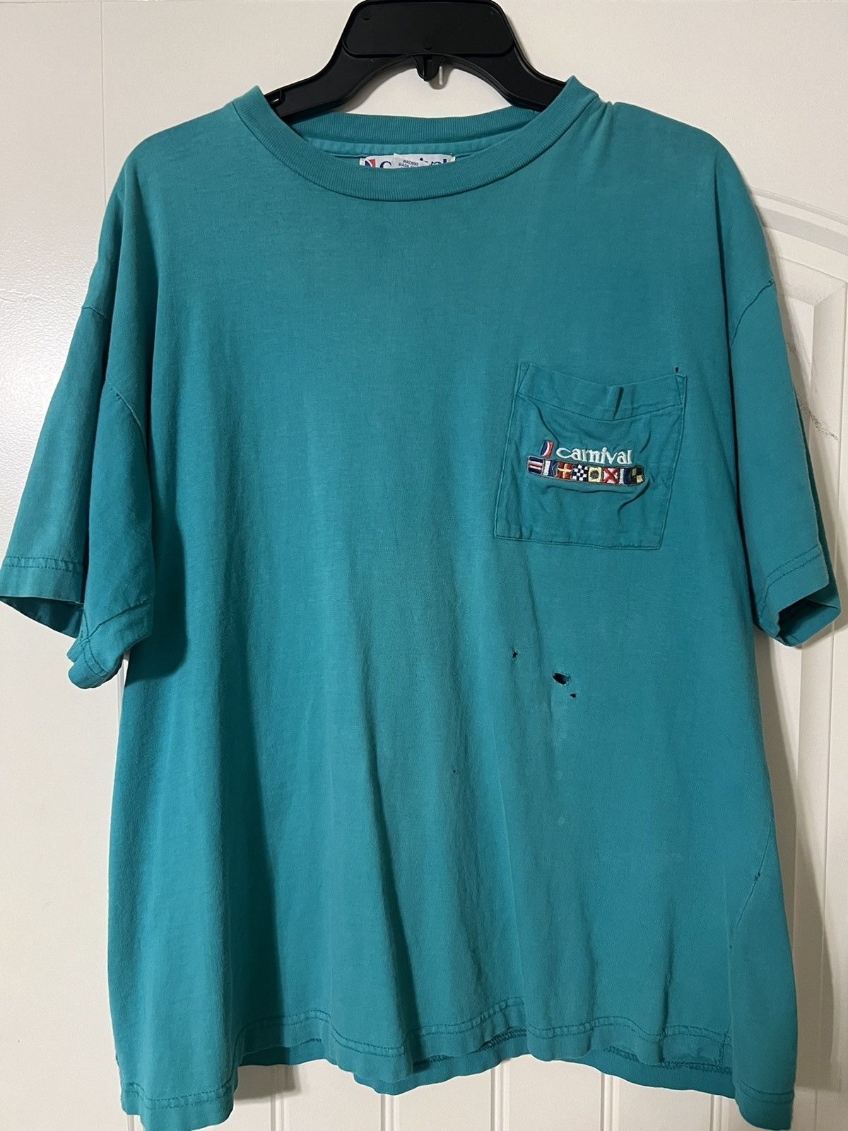 Other Vintage Carnival Cruise T-Shirt Size US XL / EU 56 / 4 - 1 Thumbnail