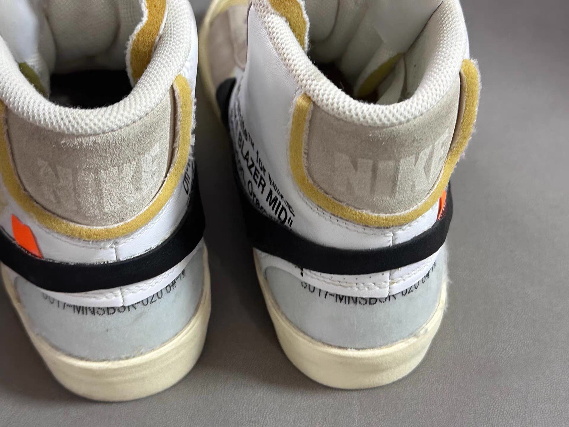 Nike Off-White x Blazer Mid OG Ｑ20 Size US 7 / EU 40 - 4 Thumbnail