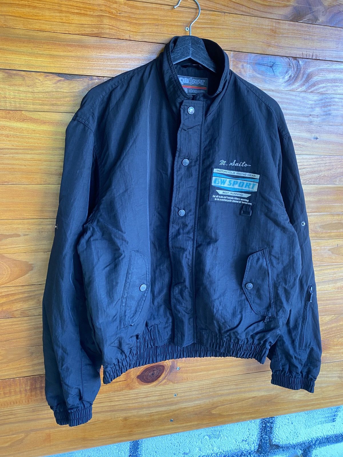 Goldwin Vintage Goldwin GW Sport Motorcycle Jacket Black YSP Keiyo Size US L / EU 52-54 / 3 - 5 Thumbnail