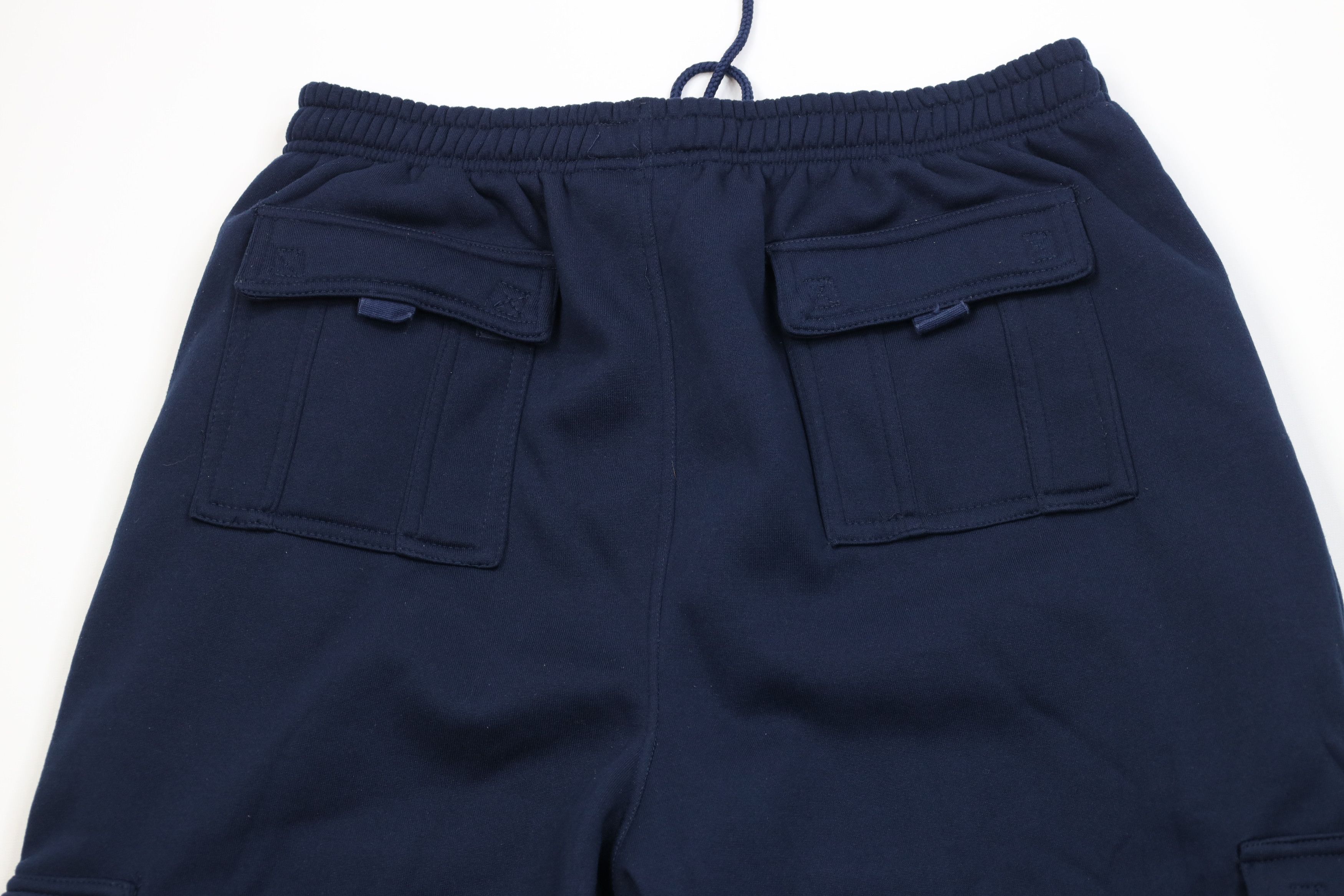 Vintage Vintage 90s Y2K Streetwear Wide Leg Cargo Sweatpants Blue Size US 38 / EU 54 - 9 Thumbnail