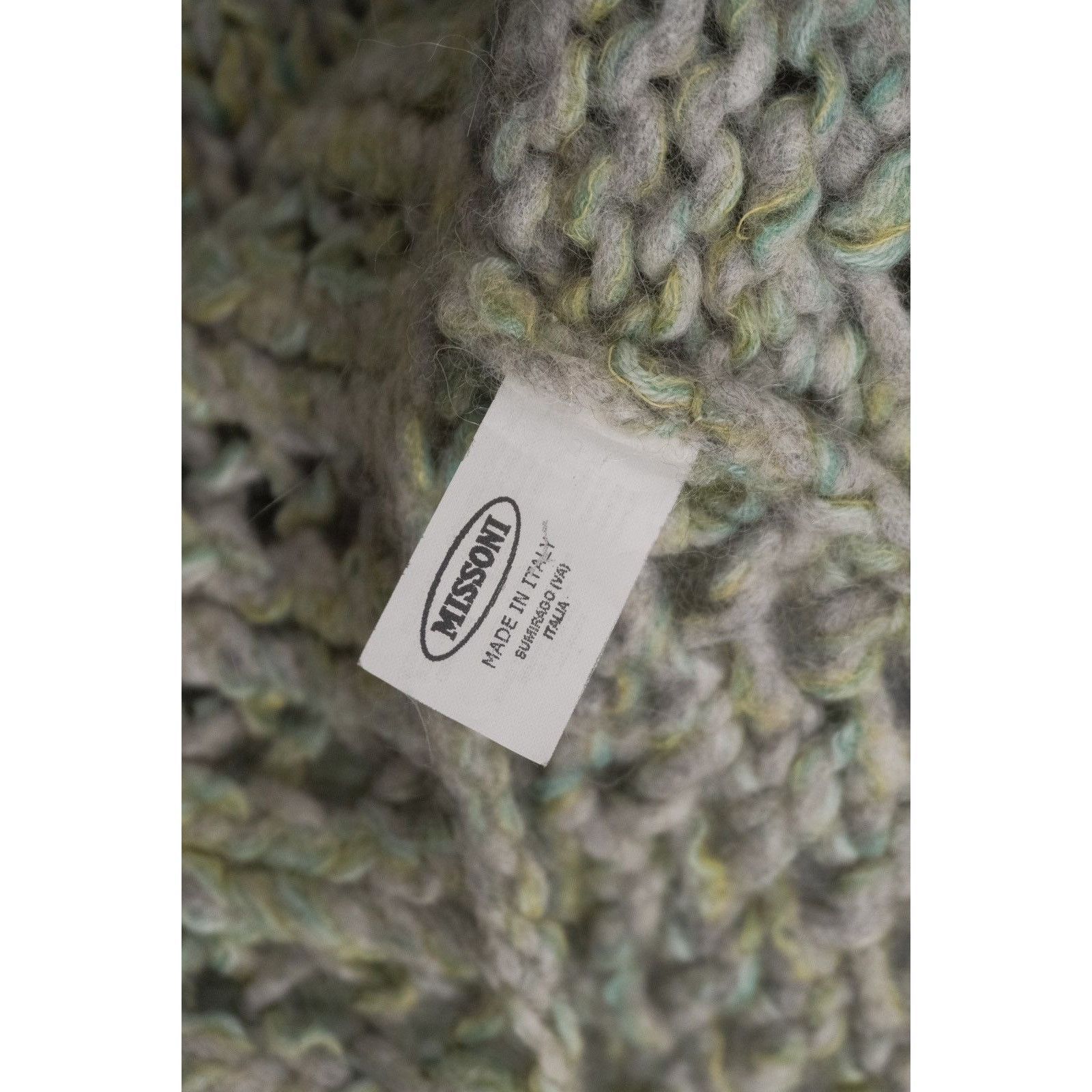 Missoni Vintage missoni melange green knit wool turtleneck sweater Size M / US 6-8 / IT 42-44 - 8 Thumbnail