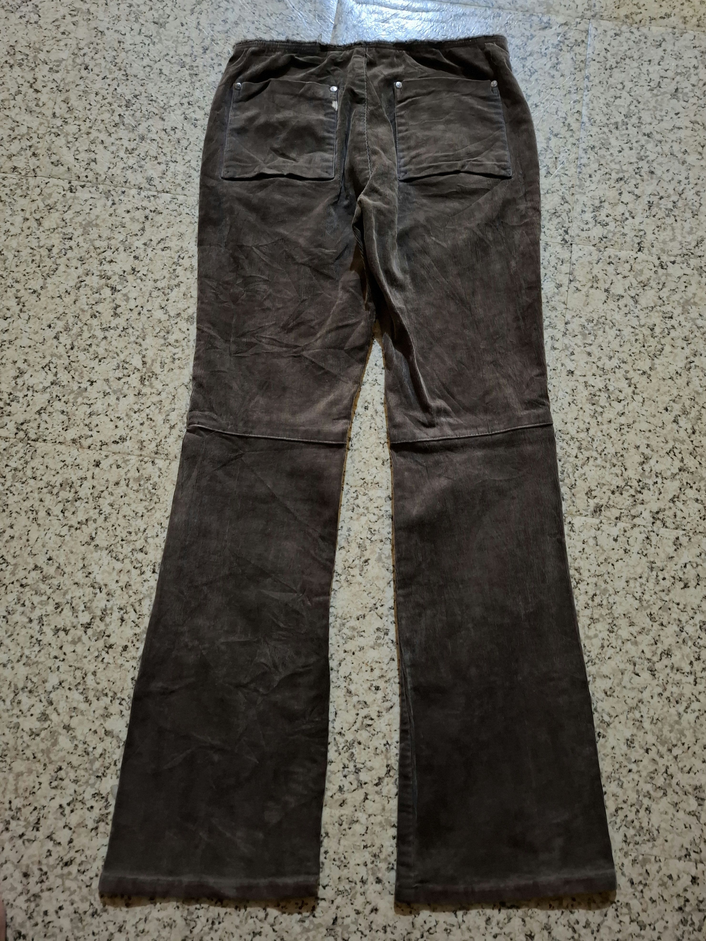 Marithe + Francois Girbaud ​MFG Archive Low Rise Corduroy Bootcut Trousers Takaya Shoji Size 25" / US 0 / IT 36 - 15 Thumbnail