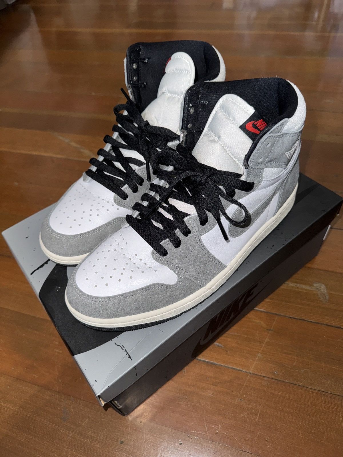 Jordan Brand × Nike Air jordan 1 retro high OG 'washed black' Size US 10 / EU 43 - 2 Thumbnail