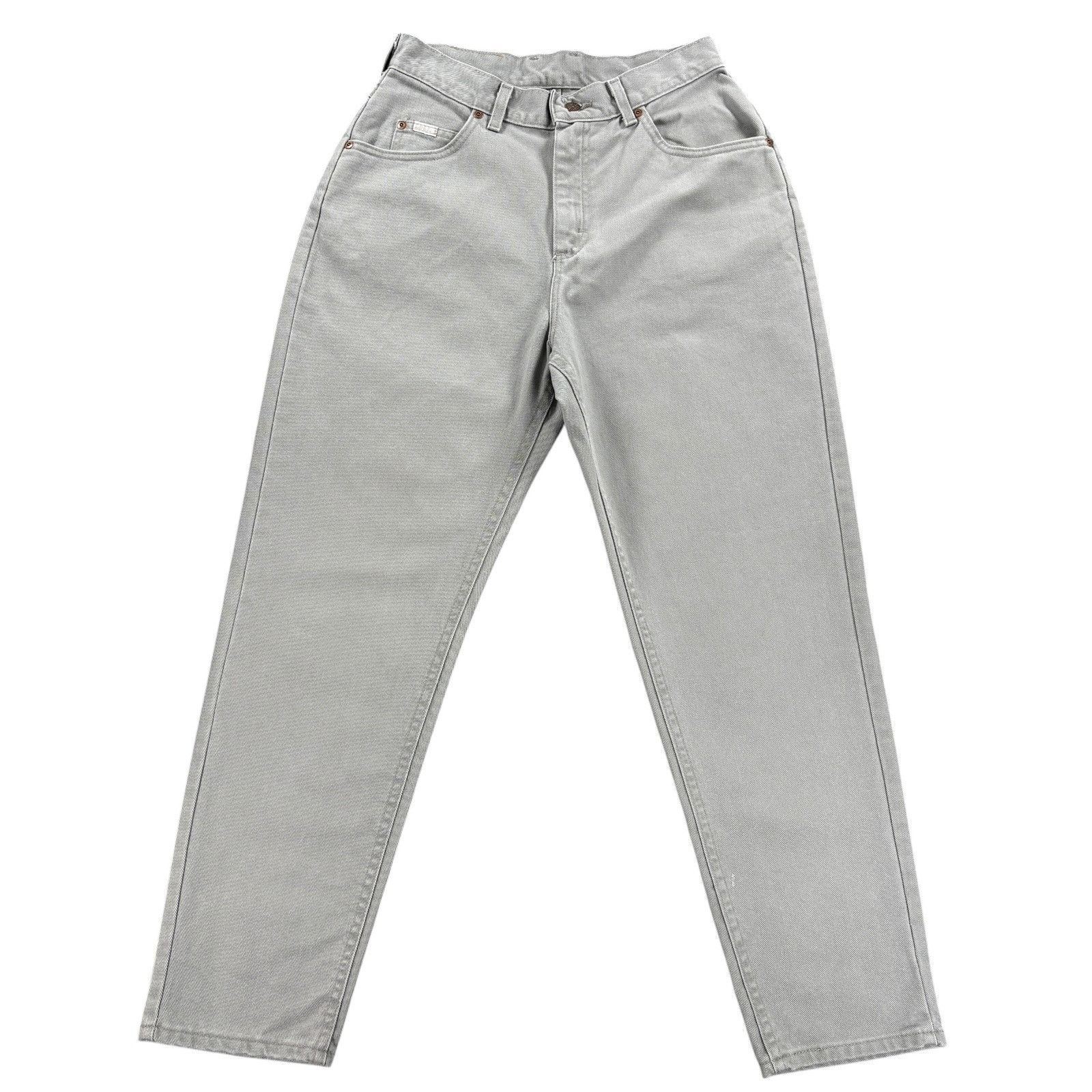 Lee Lee Womens Petite 10 29W X 28L Relaxed Fit Gray Denim Jeans Size 29" - 3 Thumbnail