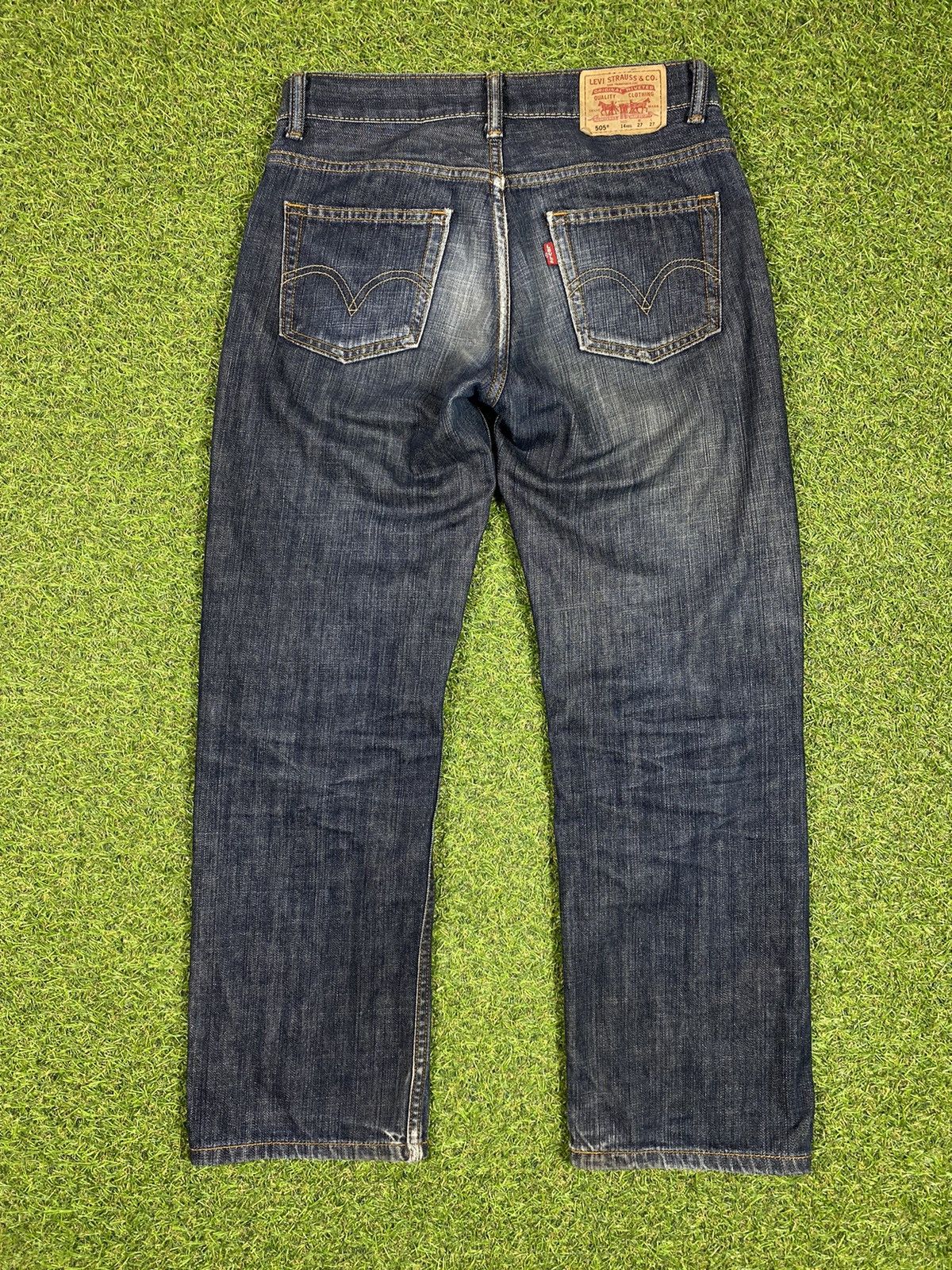 Levi's Vintage 90s Levi’s 505 jeans denim faded size 27x27 Size US 27 - 4 Thumbnail