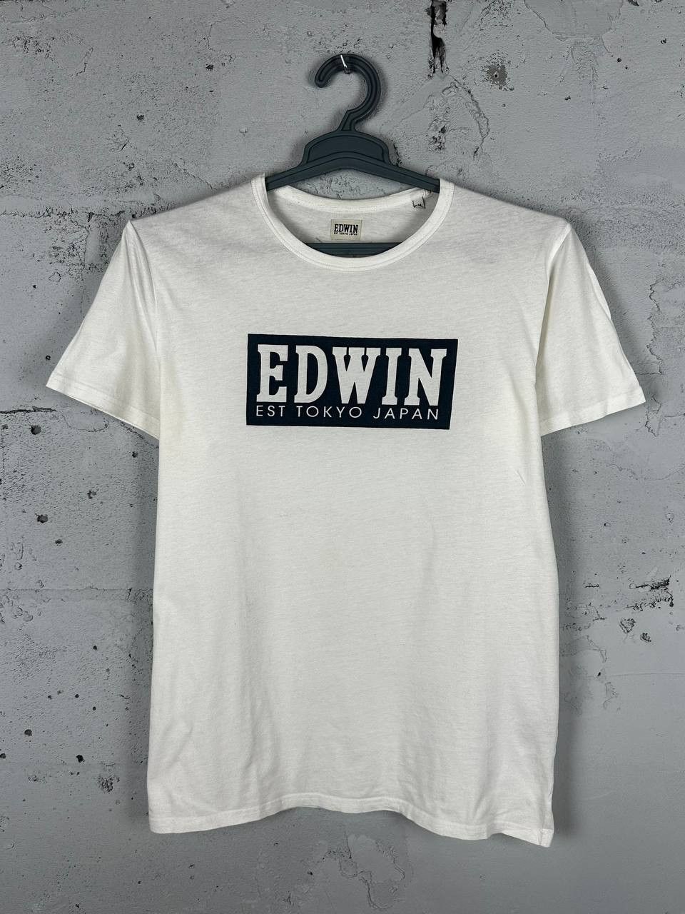Edwin × Japanese Brand × Vintage Vintage T-Shirt Edwin Japanese Brand Big Print Y2K Size US M / EU 48-50 / 2 - 1 Thumbnail