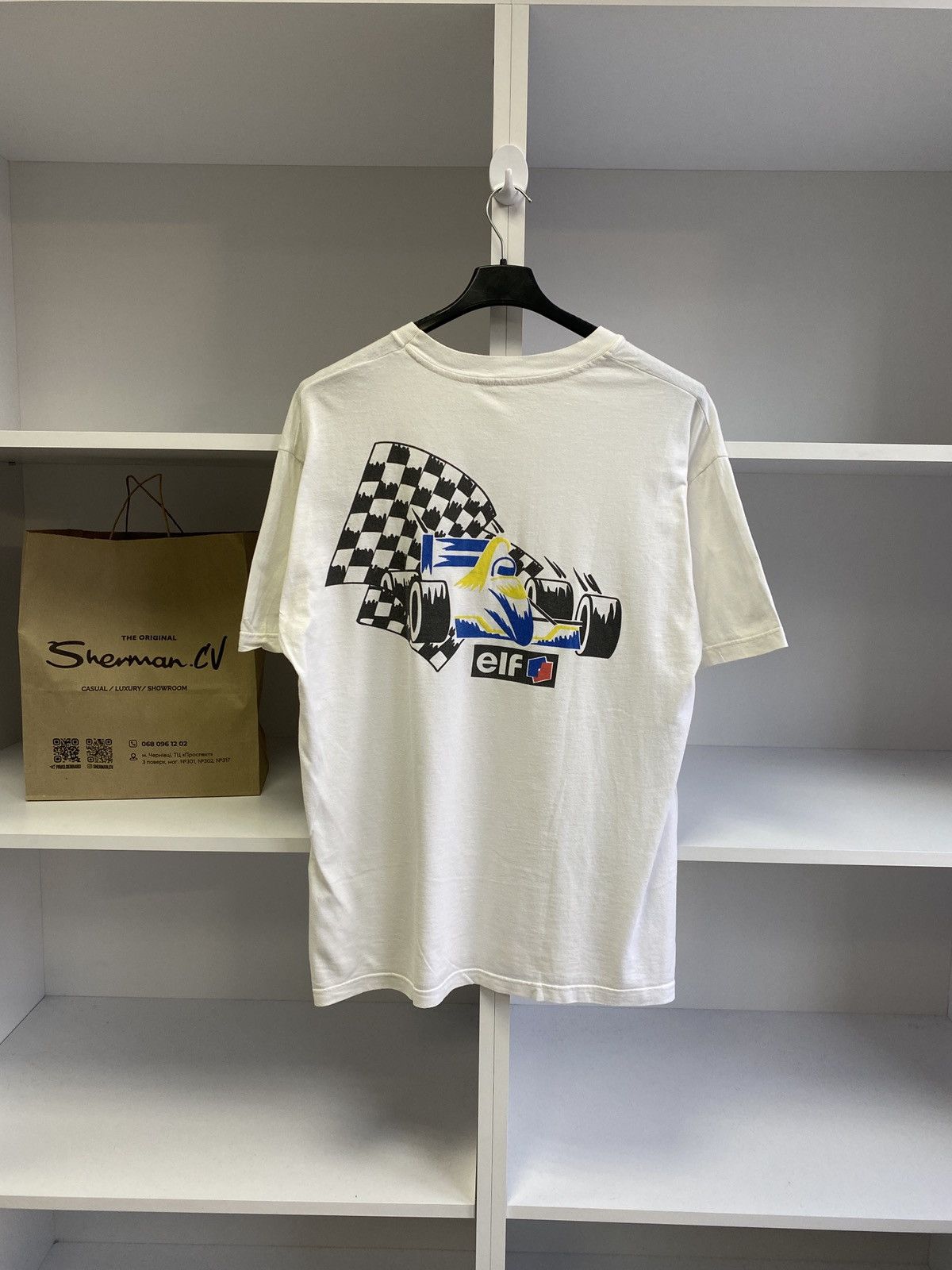 Vintage Vintage racing tee Size US XL / EU 56 / 4 - 1 Thumbnail