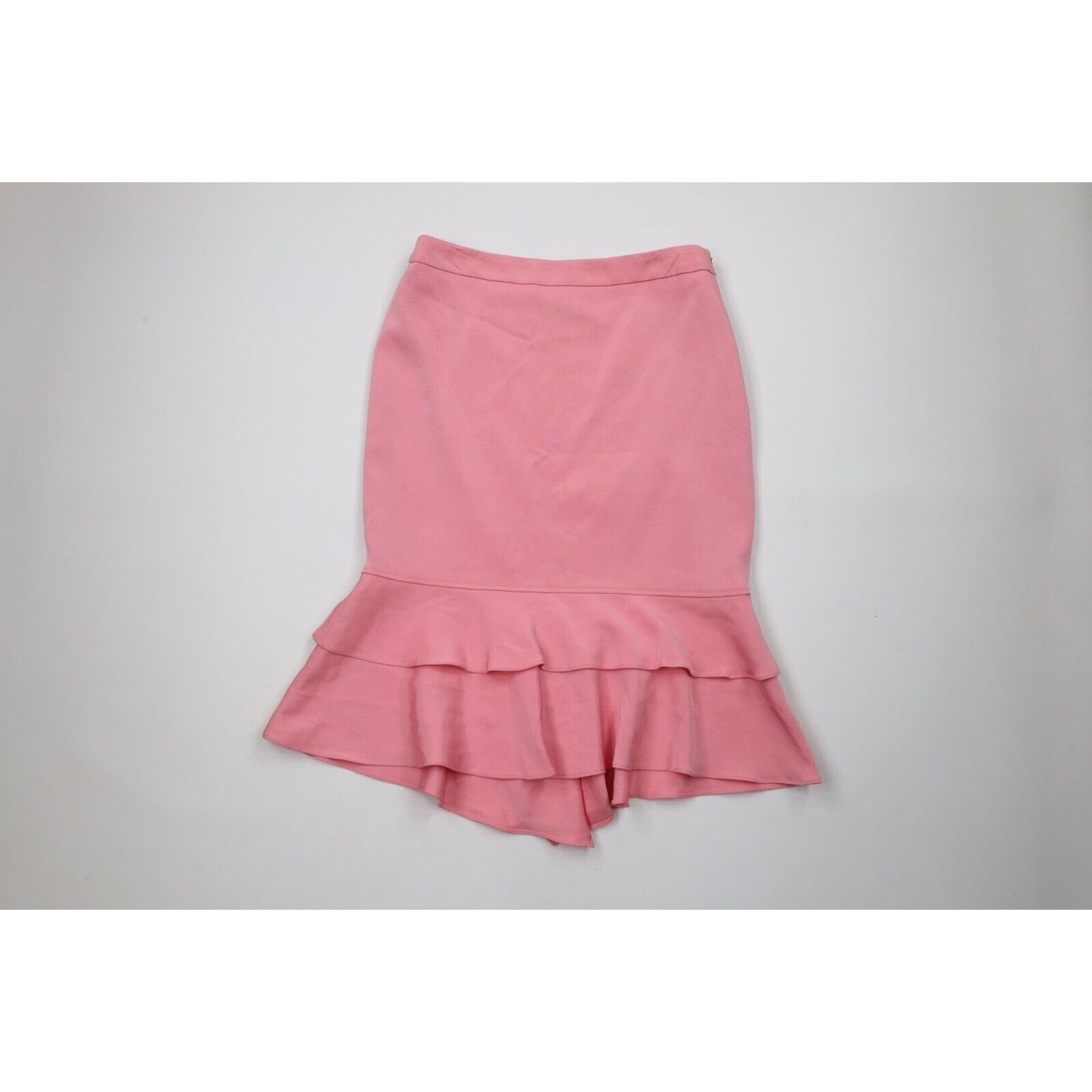 Escada Escada Couture Stretch Silk Ruffled Layered Skirt Size 40" / US 18 - 1 Thumbnail