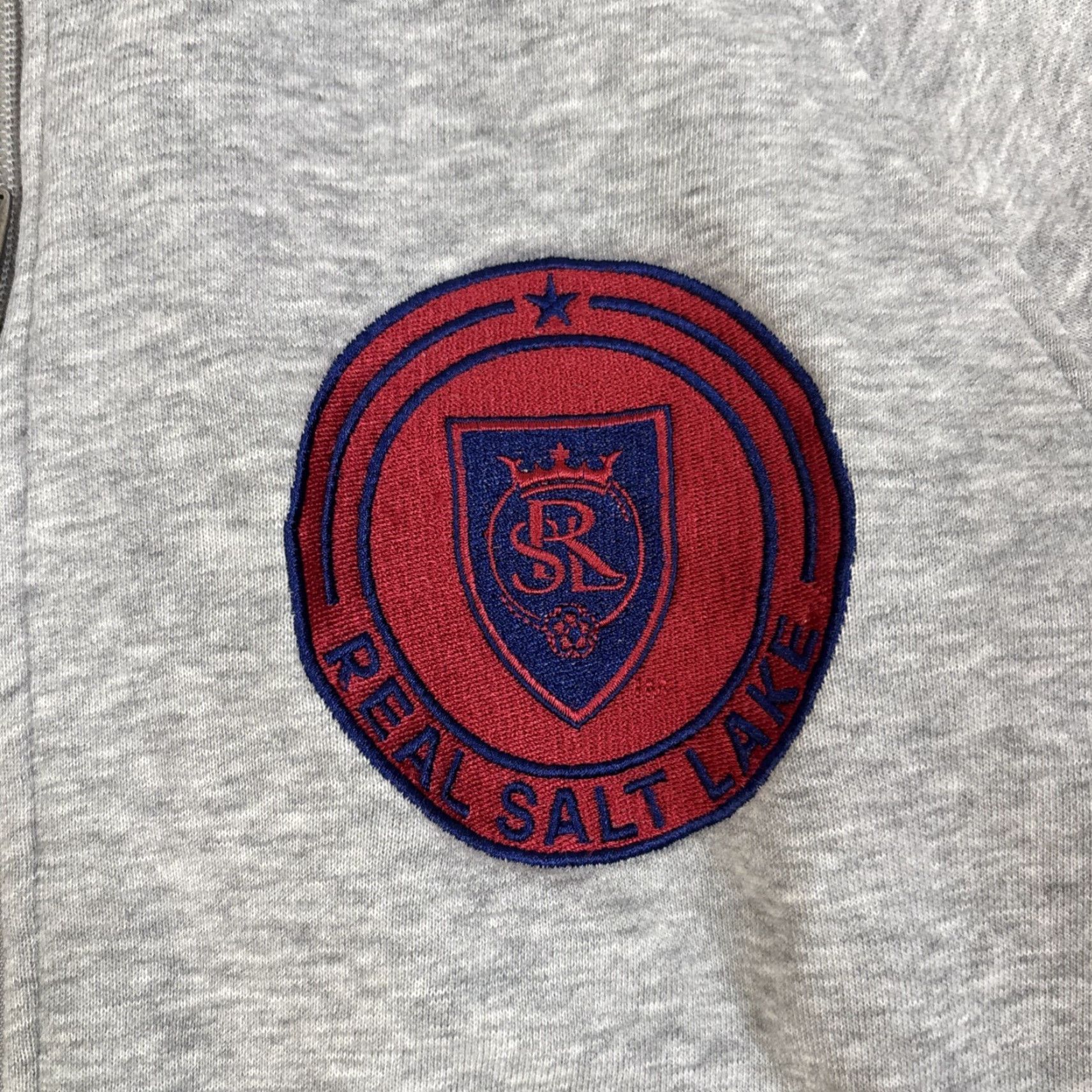 Adidas Adidas Hoodie L Men Gray Full Zip Real Salt Lake Soccer MLS Mens Size US L / EU 52-54 / 3 - 2 Thumbnail