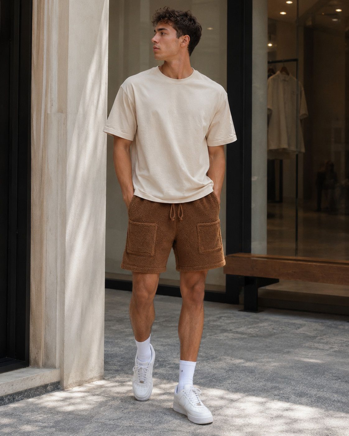 Adidas × Ivy Park adidas x Ivy Park Cargo Shorts Wild Brown XL All Gender Size US 40 / EU 56 - 1 Thumbnail