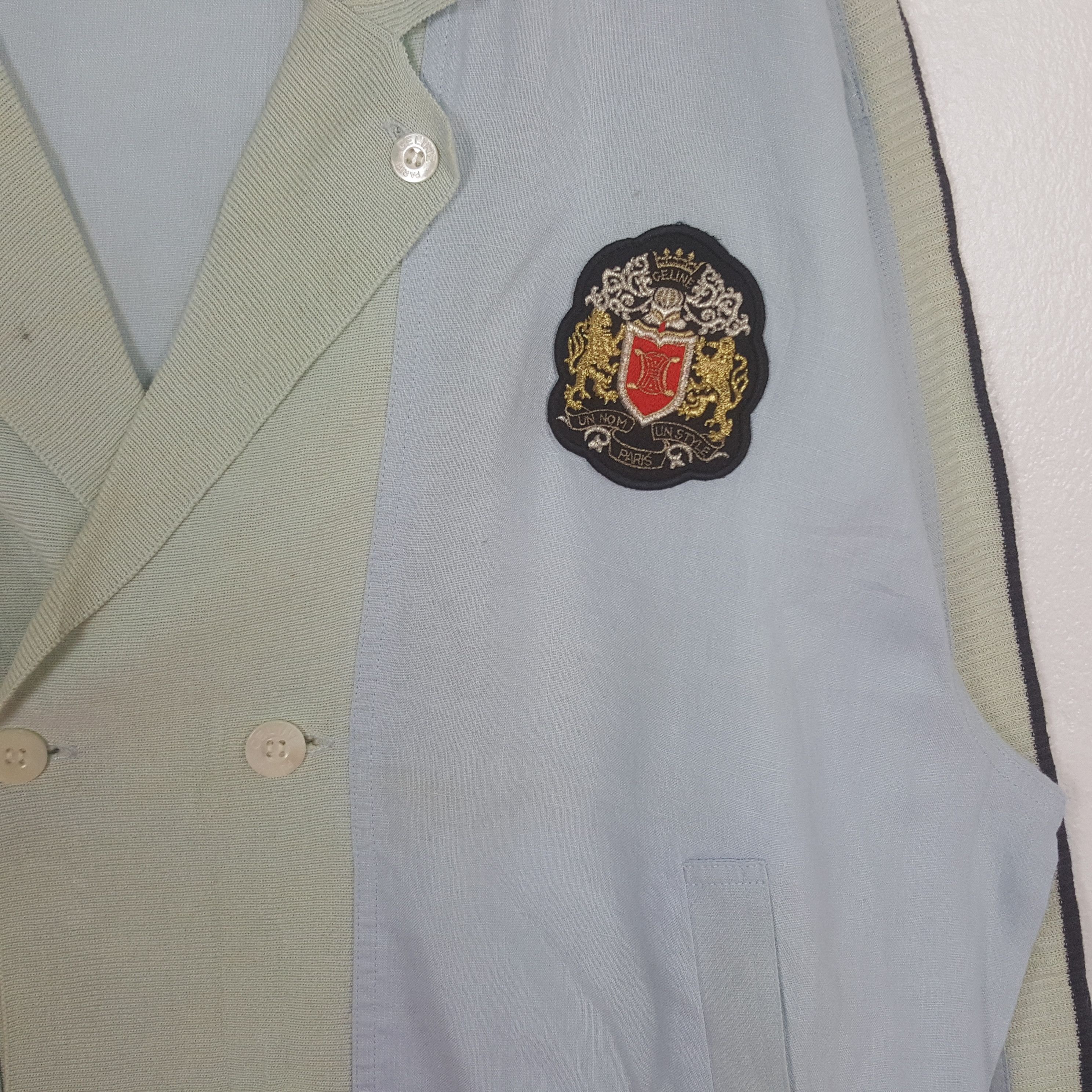 Celine Vintage Celine Paris Luxury Brand Cardigan Jacket C313N23 Size US XL / EU 56 / 4 - 2 Thumbnail