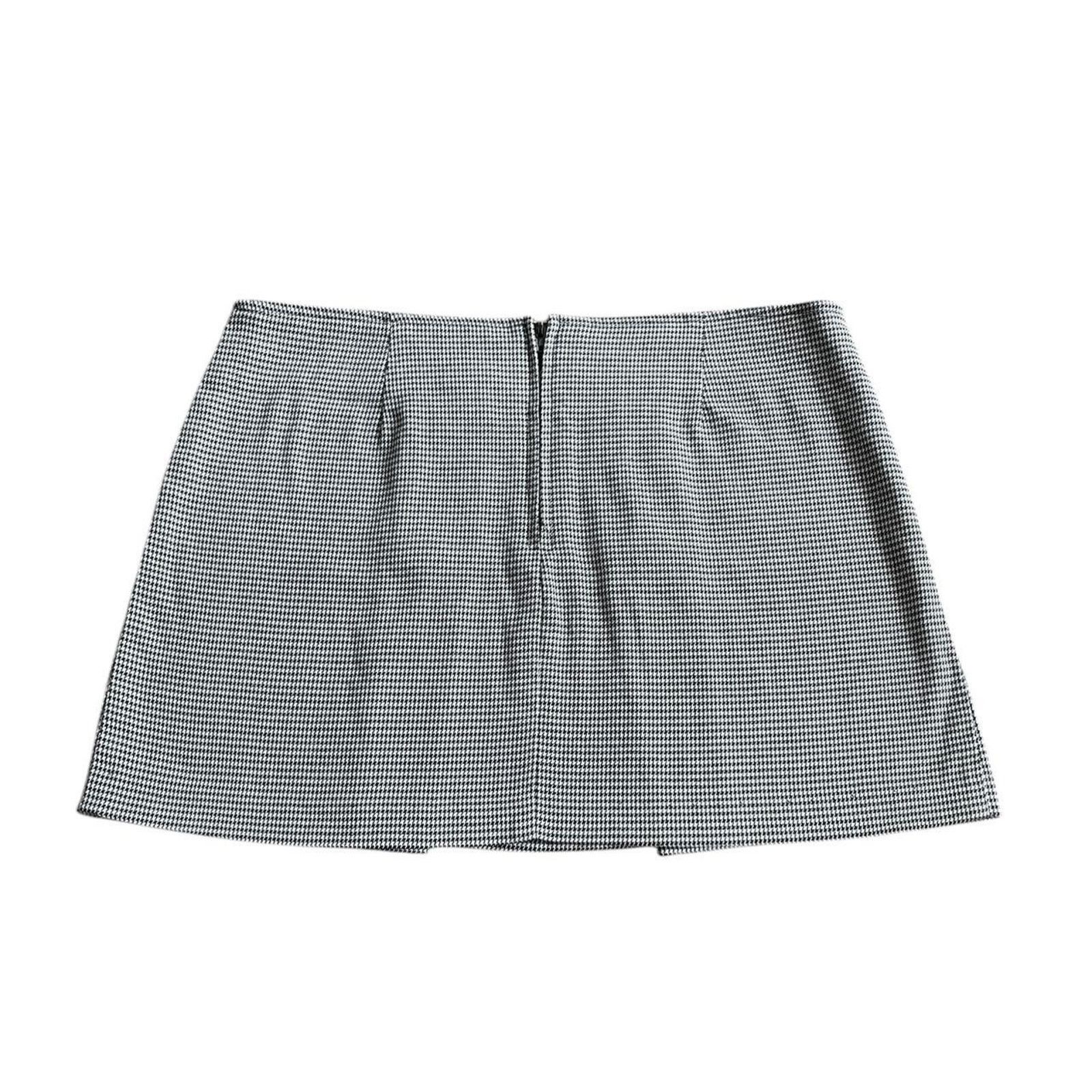 Vintage Vintage Y2K preppy houndstooth pleated mini skirt Size S Size 27" / US 4 / IT 40 - 2 Thumbnail