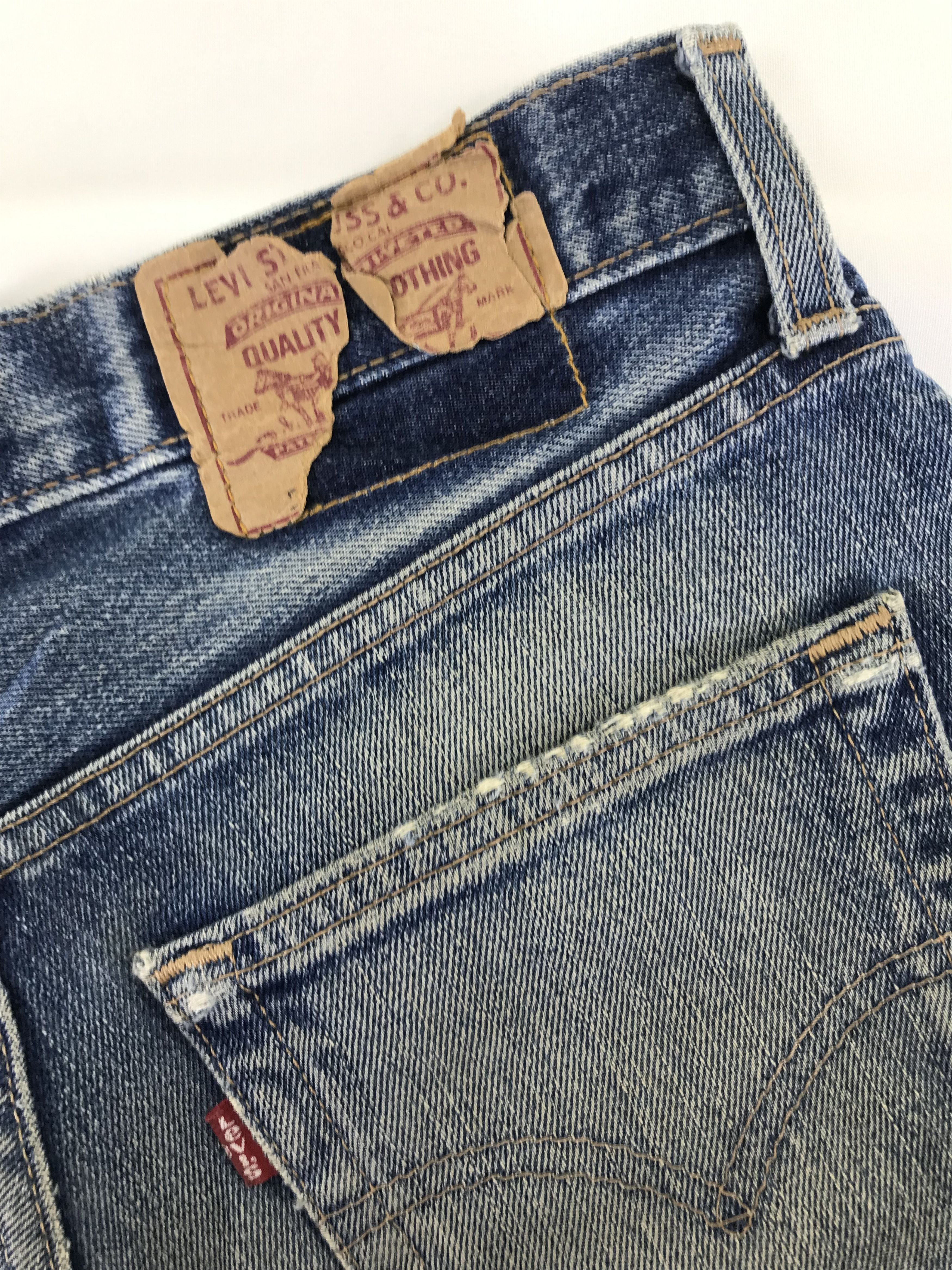 Levi's Vintage Levi's 501 Mud Wash Jeans Distressed Denim Size US 31 - 14 Thumbnail