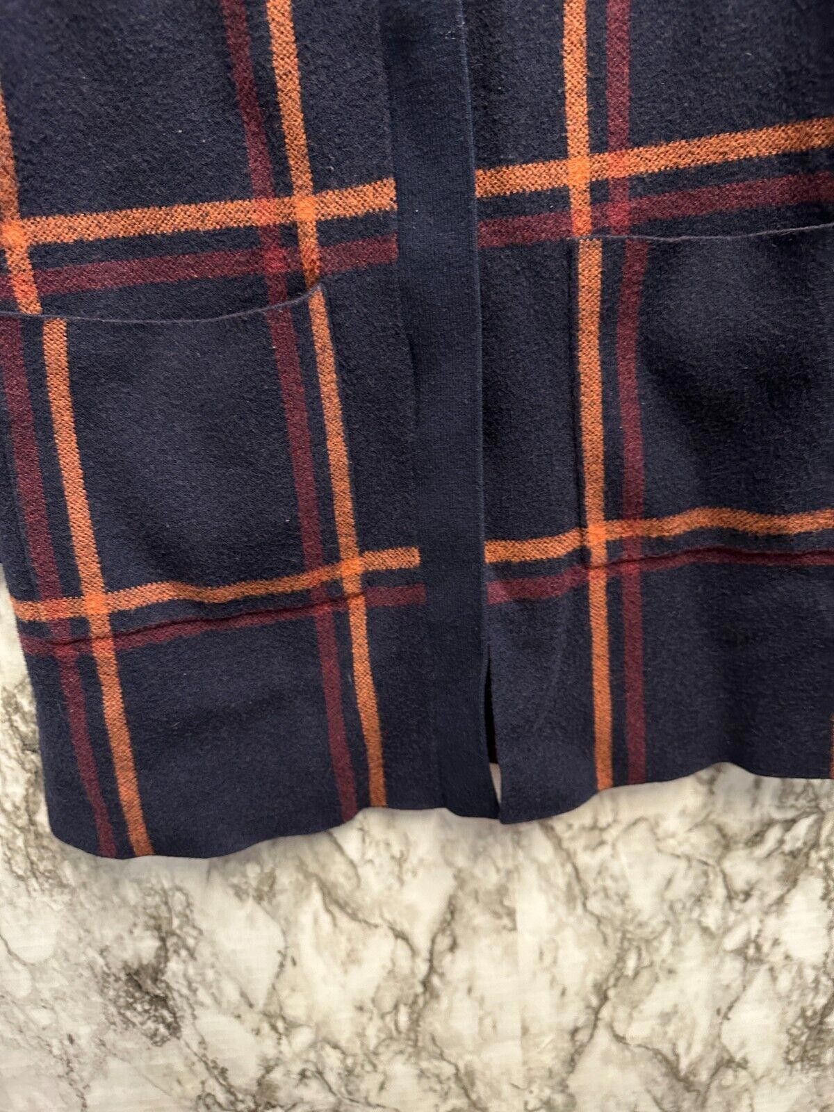 Designer Max Studio longline plaid sweater/jacket Women size XS Size XS / US 0-2 / IT 36-38 - 6 Thumbnail